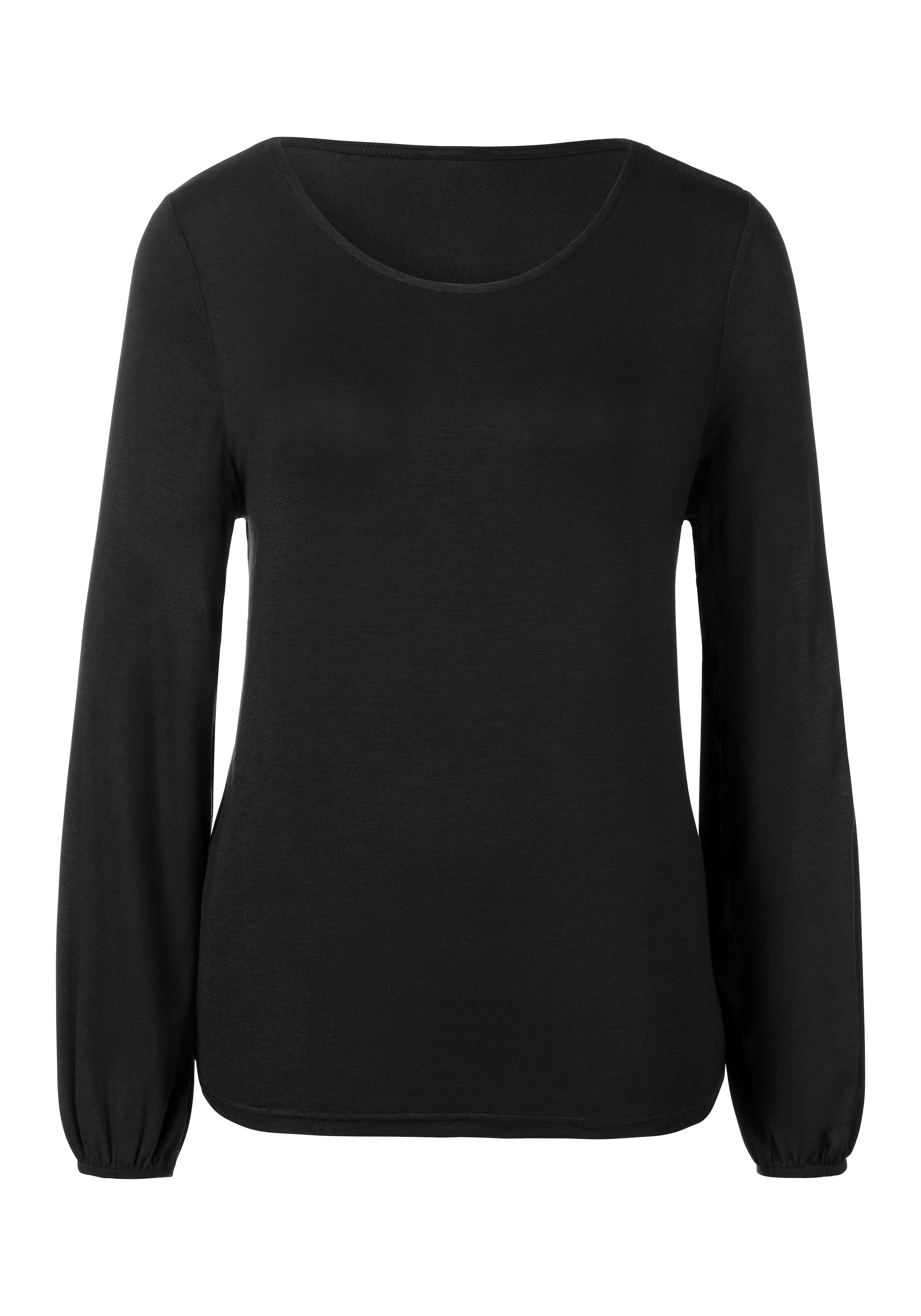 LASCANA Langarmshirt »mit weiten Ärmeln«, (2er-Pack), aus weichem Viskose-Stretch