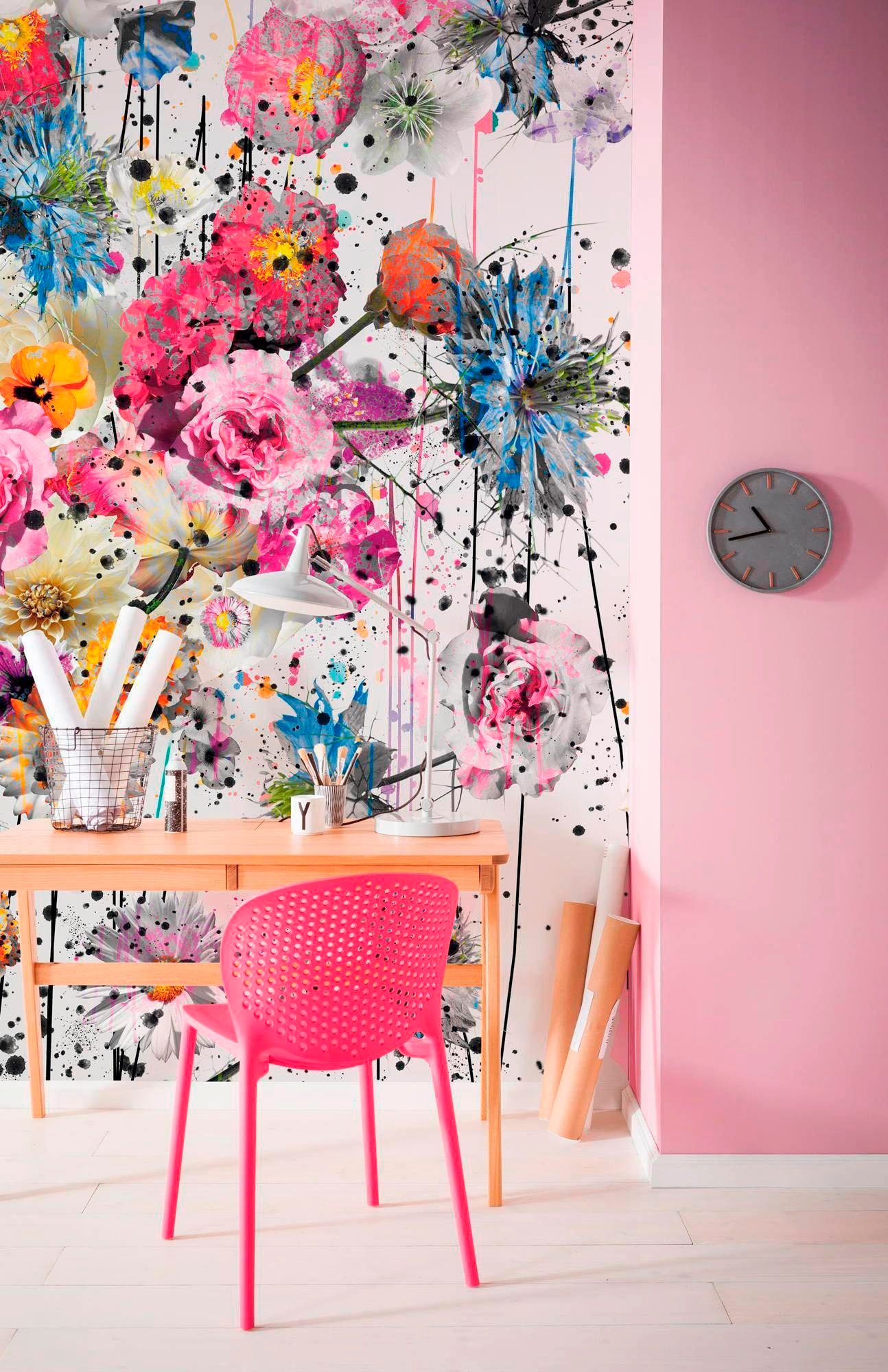 Komar Papier peint intissé »Digitaldruck Vlies -  Lush - Grösse 200 x 250 cm« imprimé Wohnzimmer, Schlafzimmer