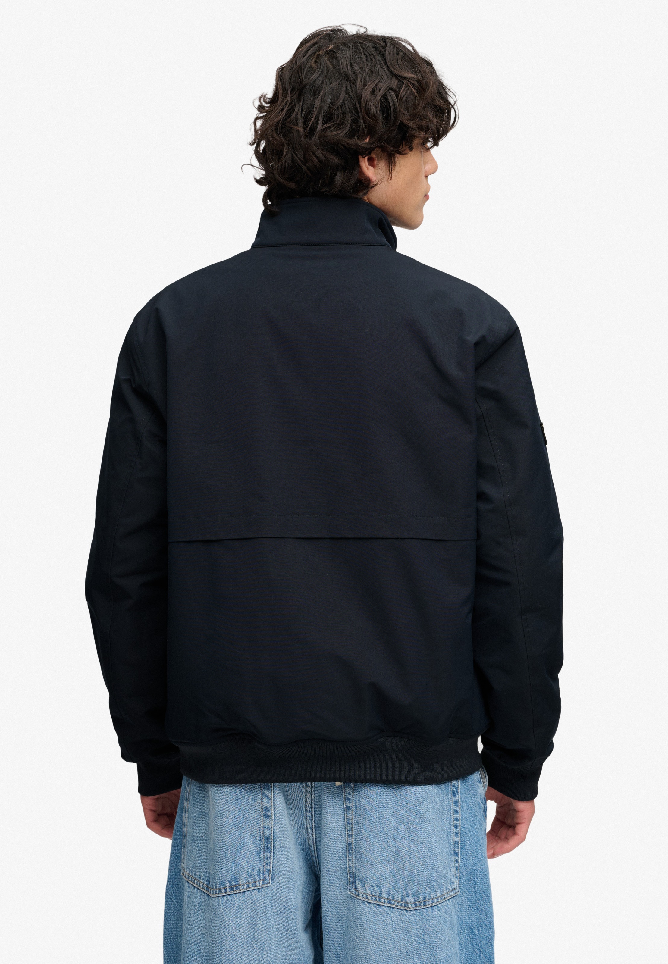 Superdry Blouson »CAMPUS PADDED HARRINGTON JKT« Kunstfaser, relaxed fit