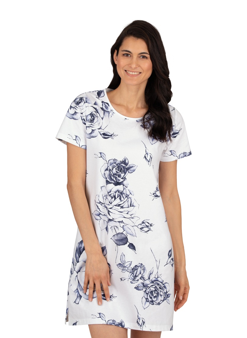 Image of Trigema Nachthemd, mit modischem Rosen-Motiv bei Ackermann Versand Schweiz
