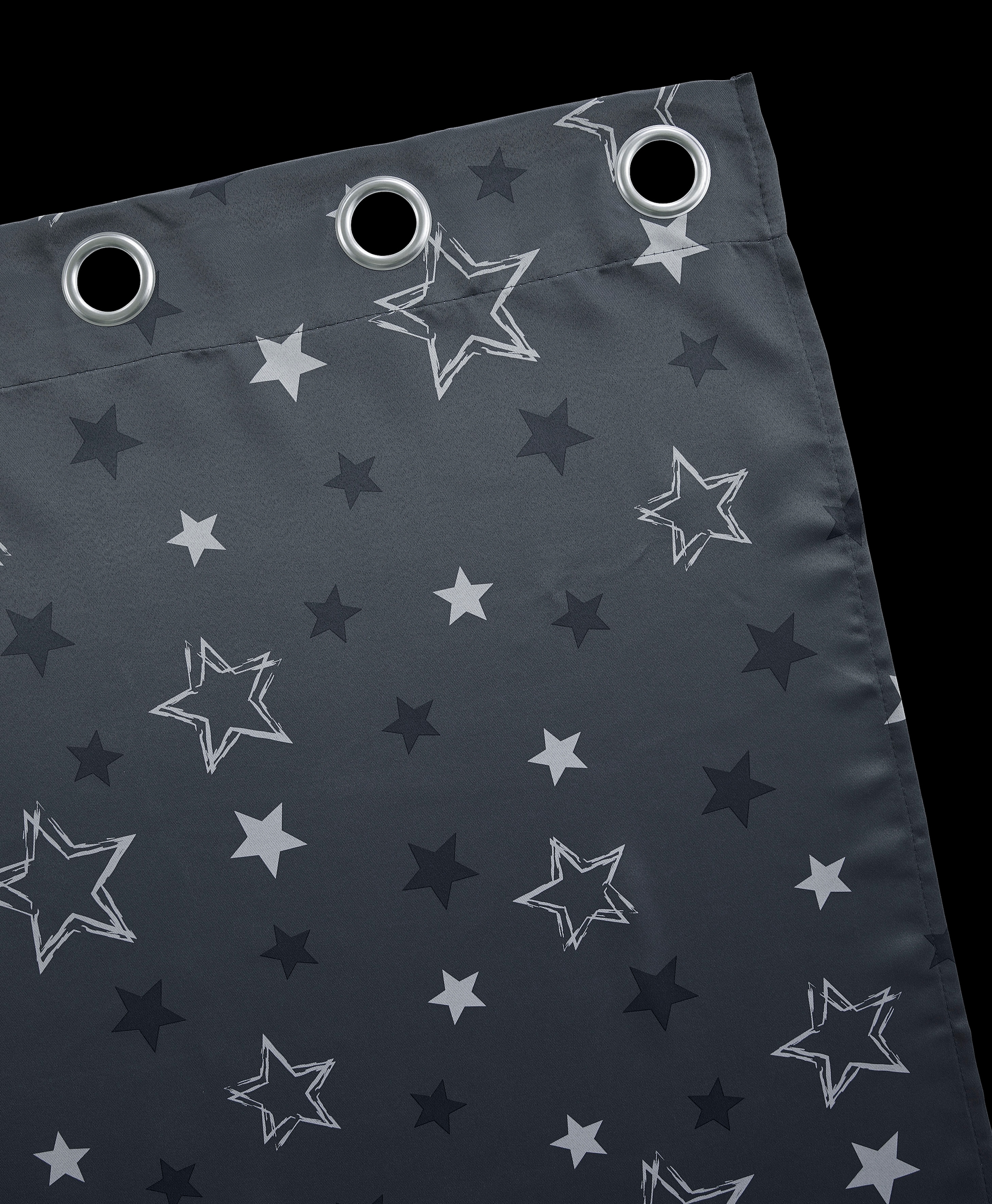 my home Vorhang »STARRY« Ösen 1 Stk. tlg. bedruckt, blickdicht, verschiedene Grössen