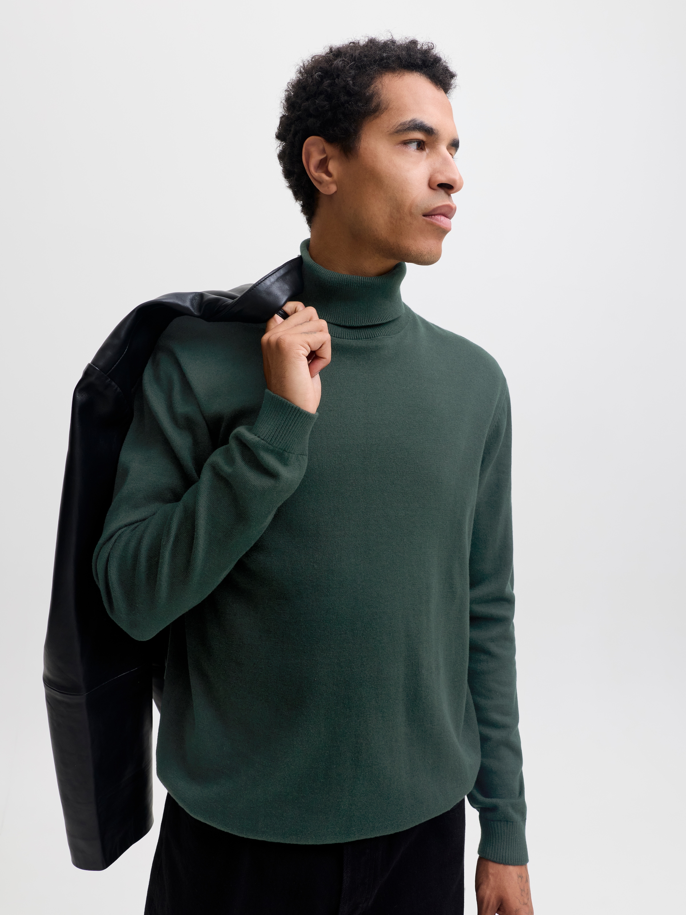 Jack & Jones Rollkragenpullover »JJEBASIC mit hohem Tragekomfort« Baumwolle, regular fit