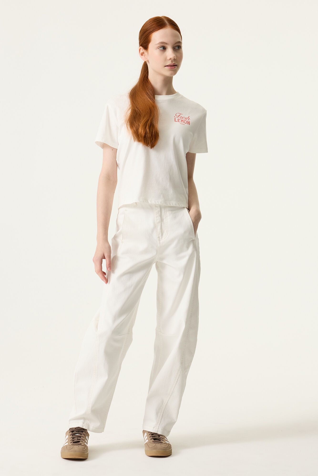 Garcia Rundhalsshirt mit grossem Rückenprint