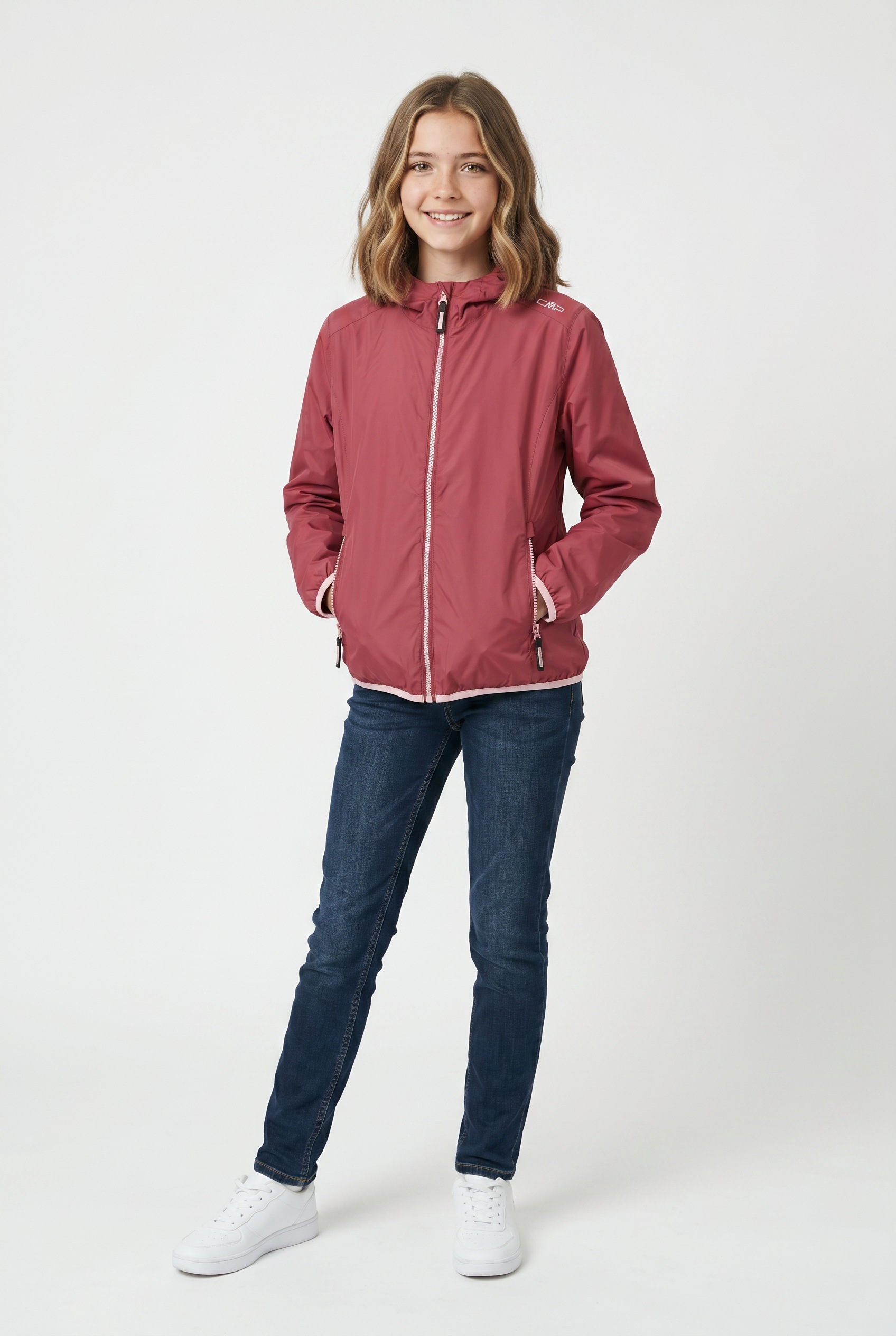 CMP Regenjacke »KID G JACKET RAIN FIX HOOD« mit Kapuze für Kinder, mit Kapuze, wind- und wasserdicht, Wassersäule 5000