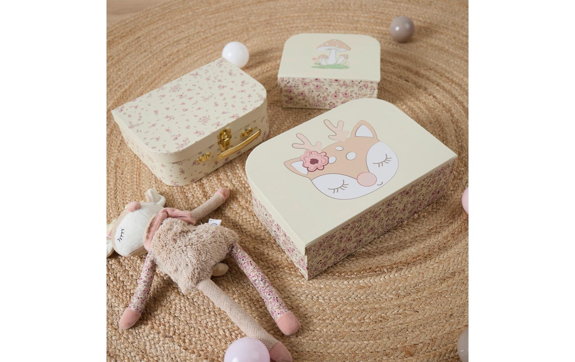 BIECO Spielwerkzeugkoffer »Ella vintage flowers 3er Set«