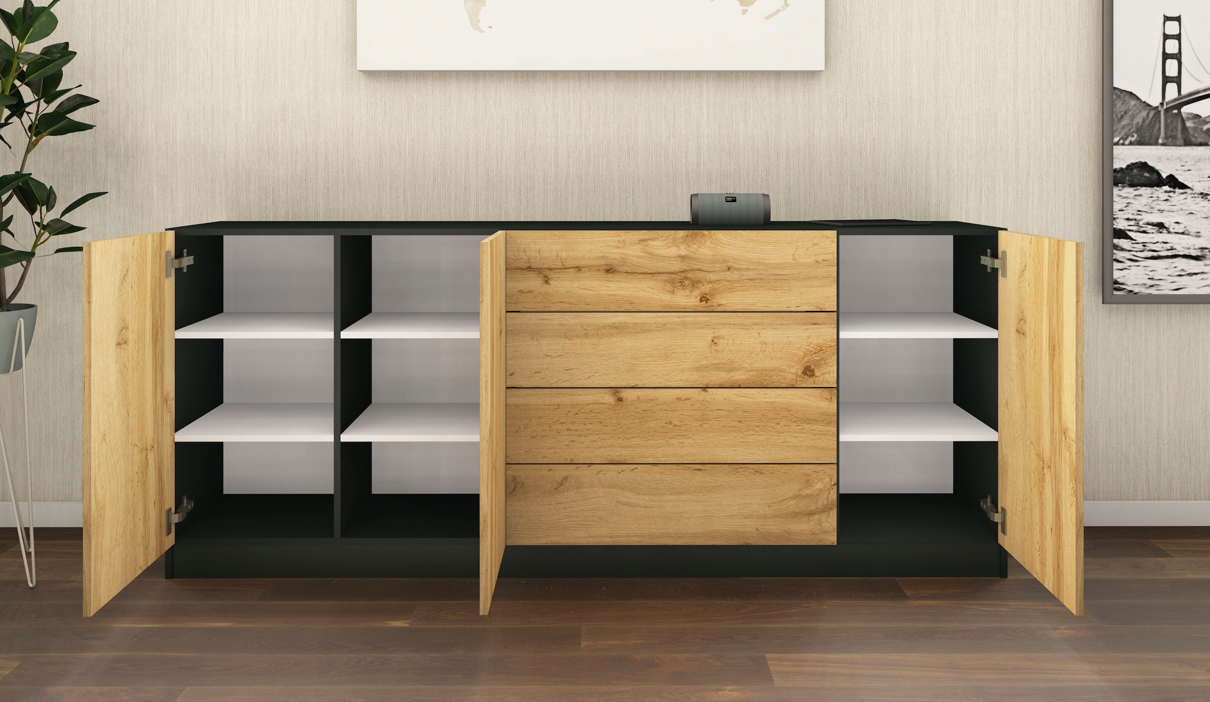 Möbel »Vaasa«, günstig Breite 190 kaufen Sideboard cm borchardt