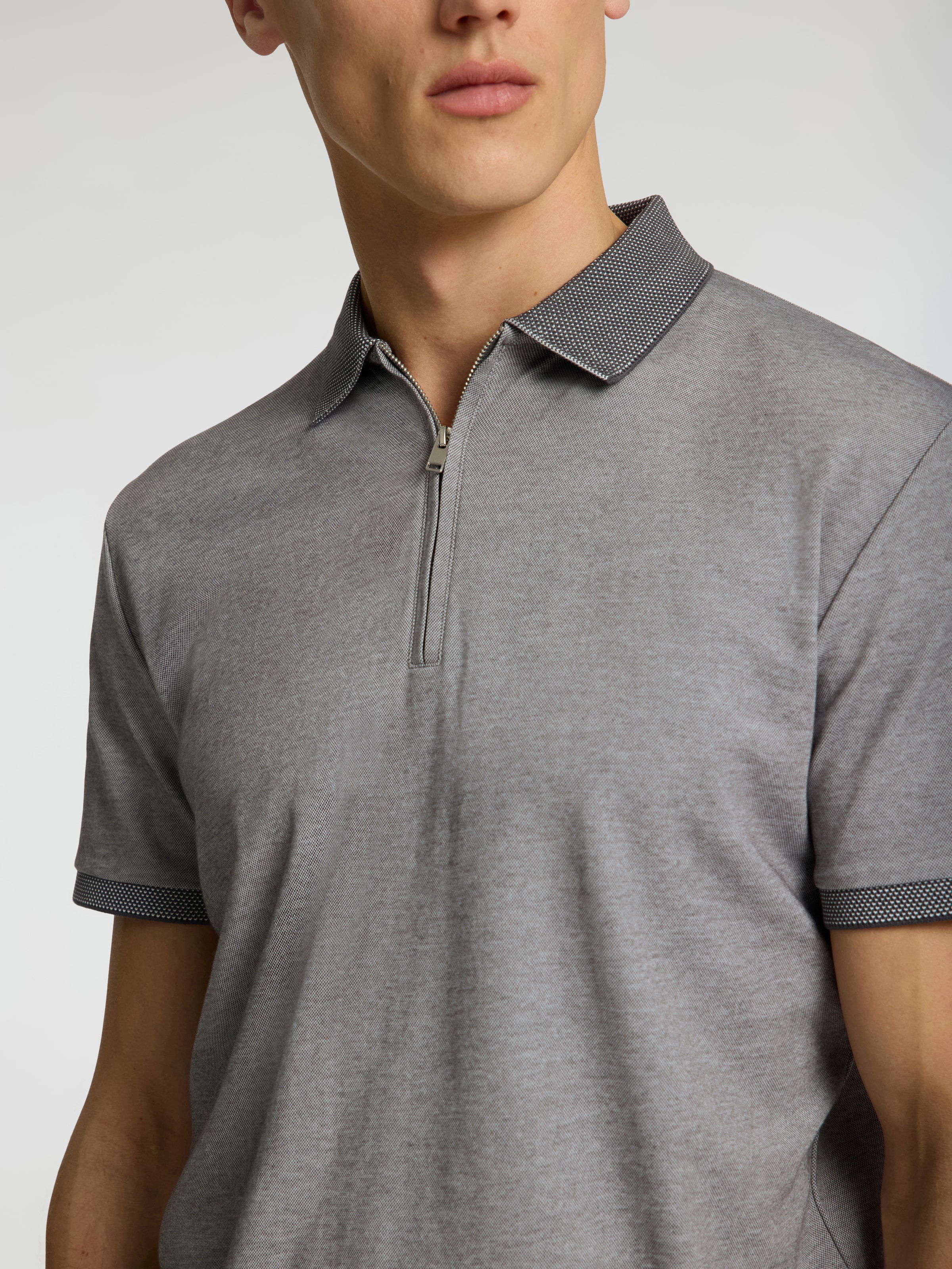 SELECTED HOMME Poloshirt »SLHFAVE ZIP SS POLO NOOS«