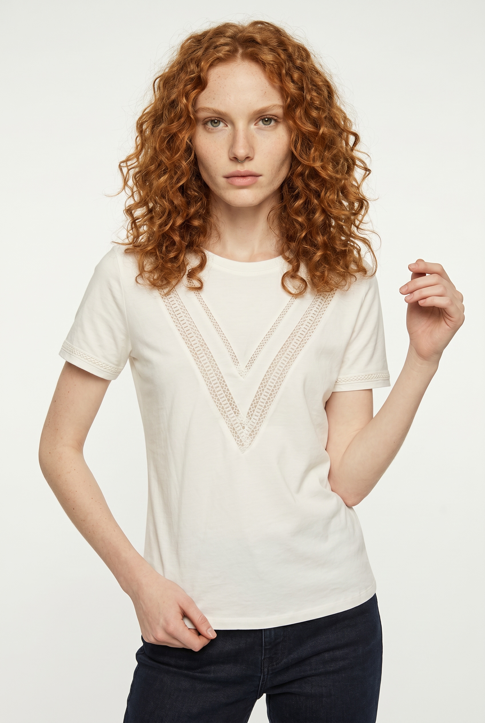 ONLY T-shirt à manches courtes »ONLSIGRID S/S O-NECK TOP JRS«