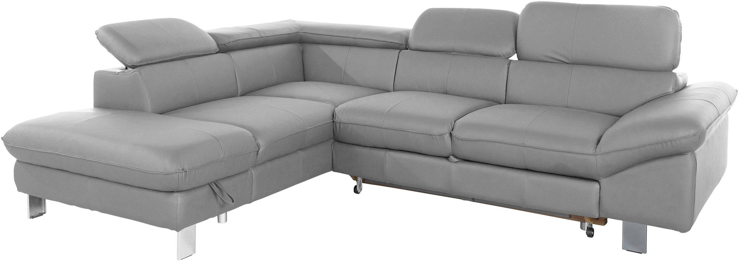 COTTA Ecksofa »Driver L-Form«, mit Kopfteilverstellung, wahlweise mit Bettfunktion & Bettkasten