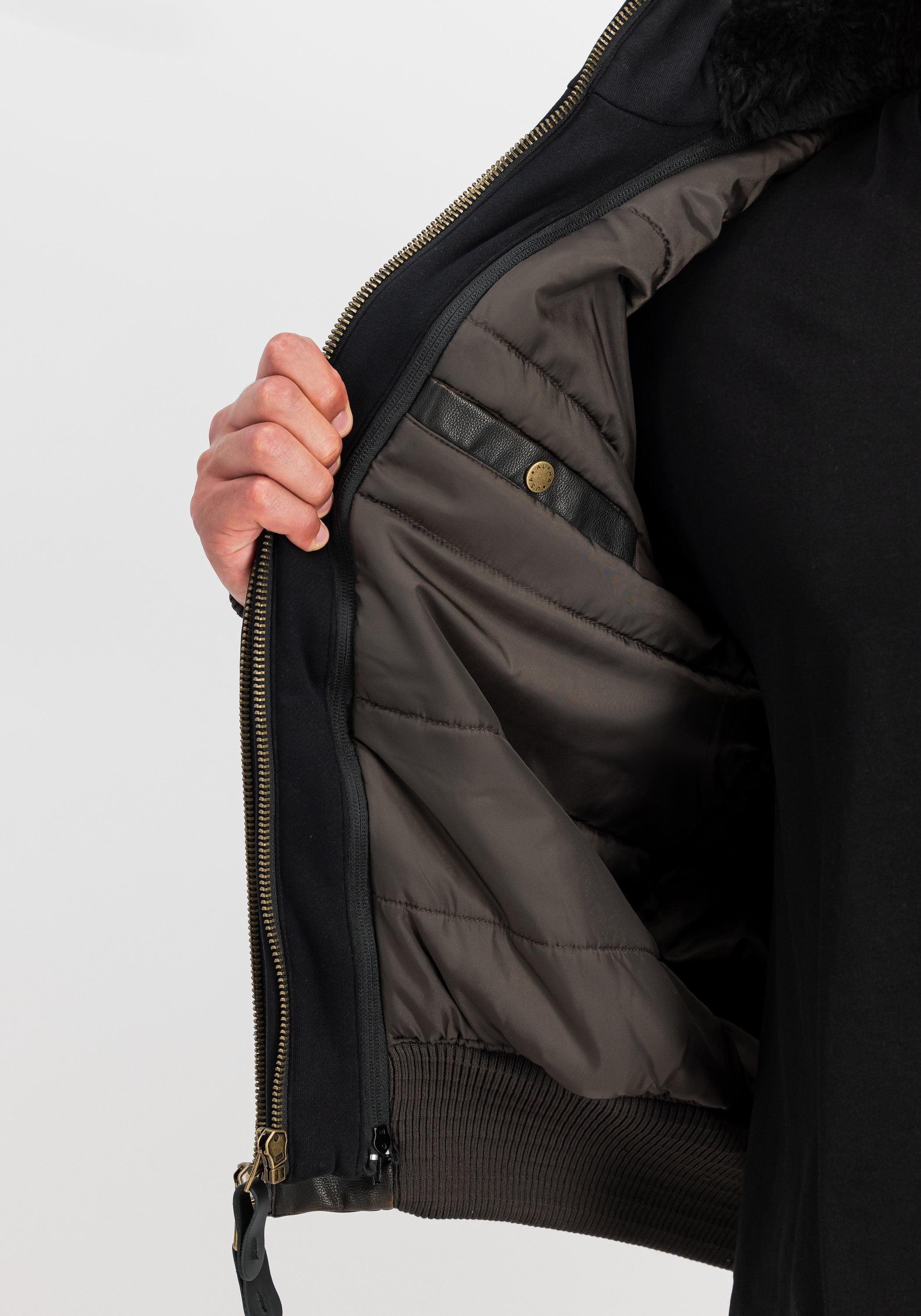 Alpha Industries Veste en cuir »MA-1 D-Tec FL Slim«