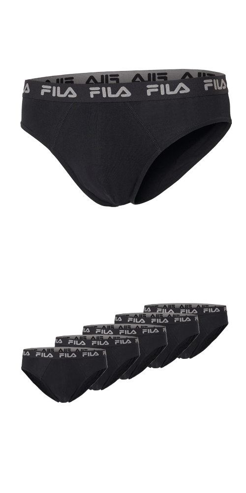 Image of Fila Slip "MAN BRIEF" 5er Pack, mit feuchtigkeitsableitender Technologie