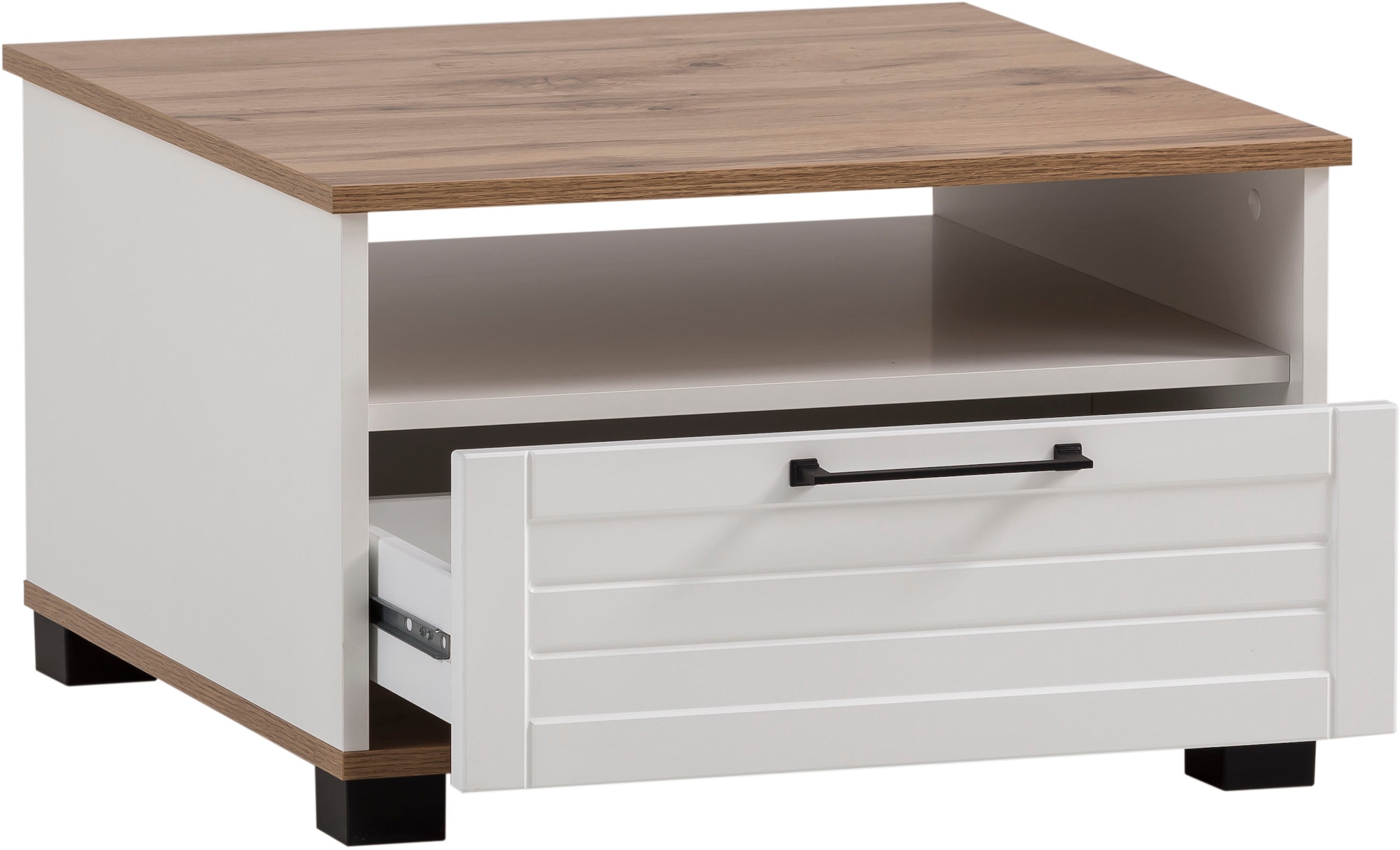 Schildmeyer Couchtisch »Jelda, Breite 60 cm« Schubladenfront in Landhausoptik