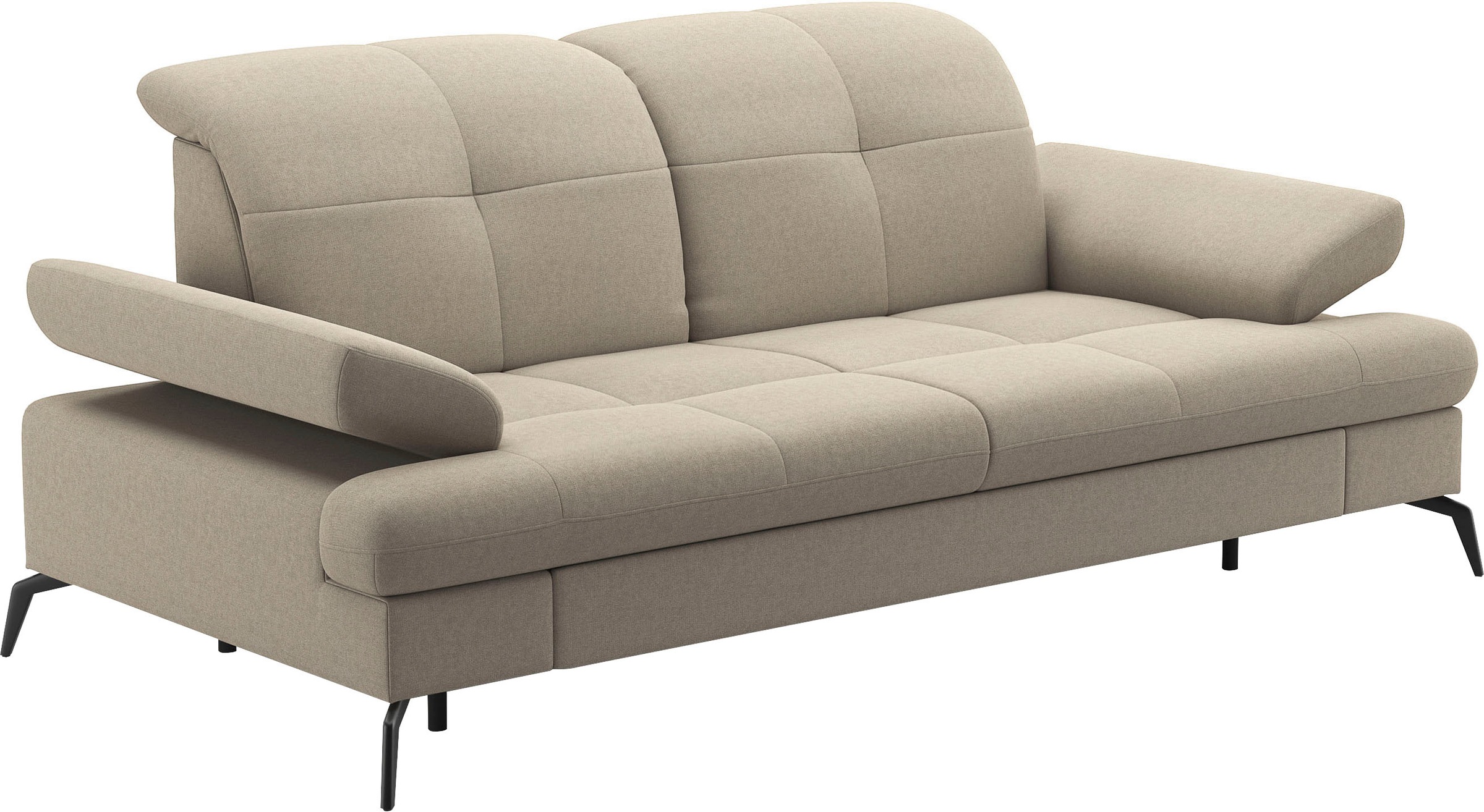 sit&more 3-Sitzer »Amica, inkl. Sitztiefenverstellung und Armteilverstellung« wahlweise mit Kopfteilverstellung und Bettfunktion