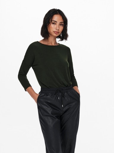 ONLY 3/4-Arm-Shirt »ONLGLAMOUR 3/4 TOP JRS NOOS«, in lässiger Oversize-Form-Only 1