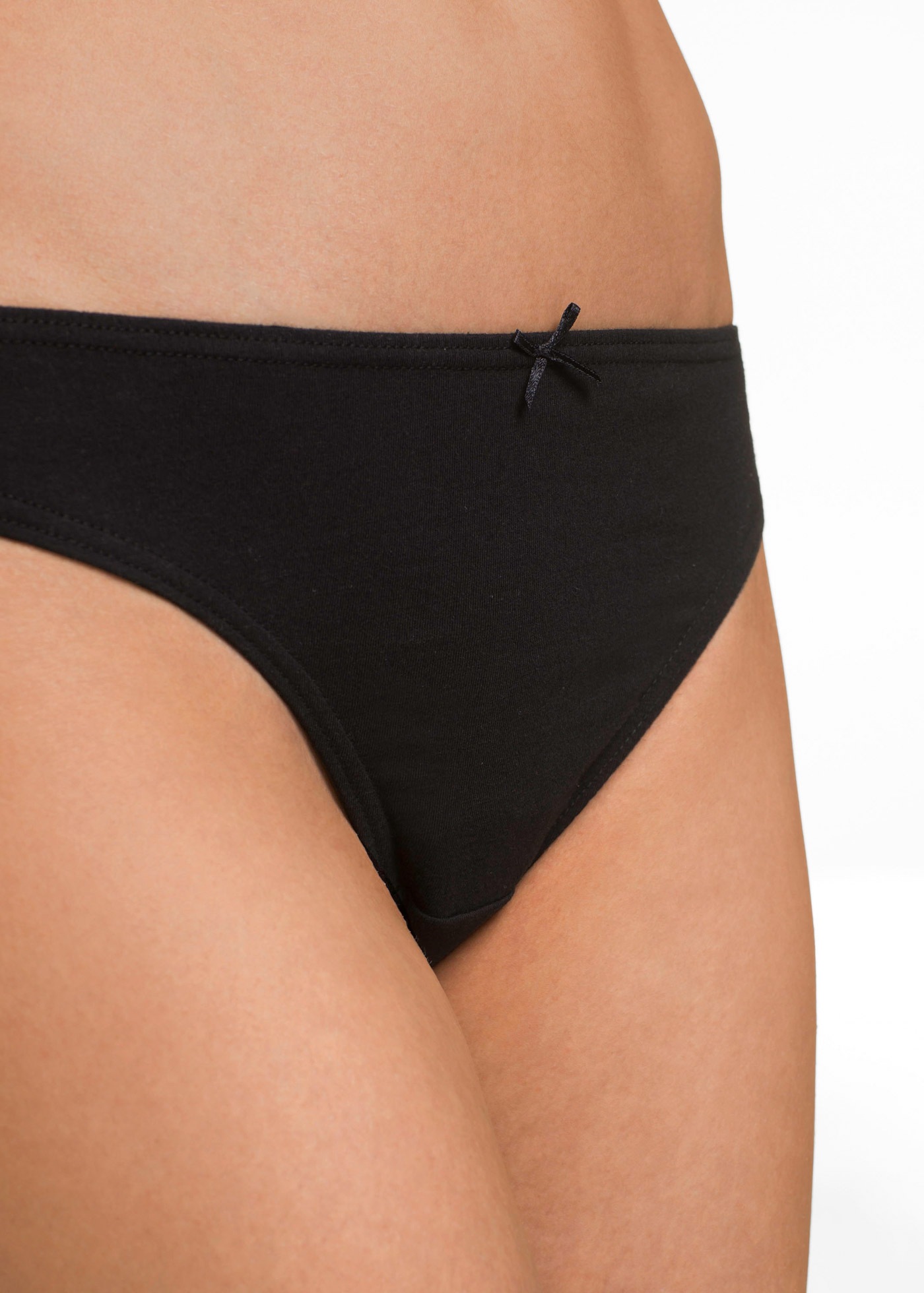 bonprix Slip Packung, 8 cuis klassische Passform, einfarbig, aus Baumwolle, im 8er Pack