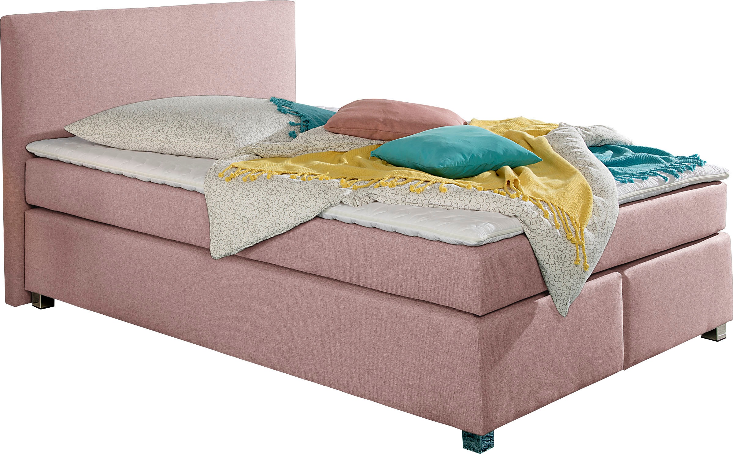 Home affaire Lit boxspring »Eliana« incl. topper, en 4 largeurs, 3 types de matelas et 2 degrés de fermeté