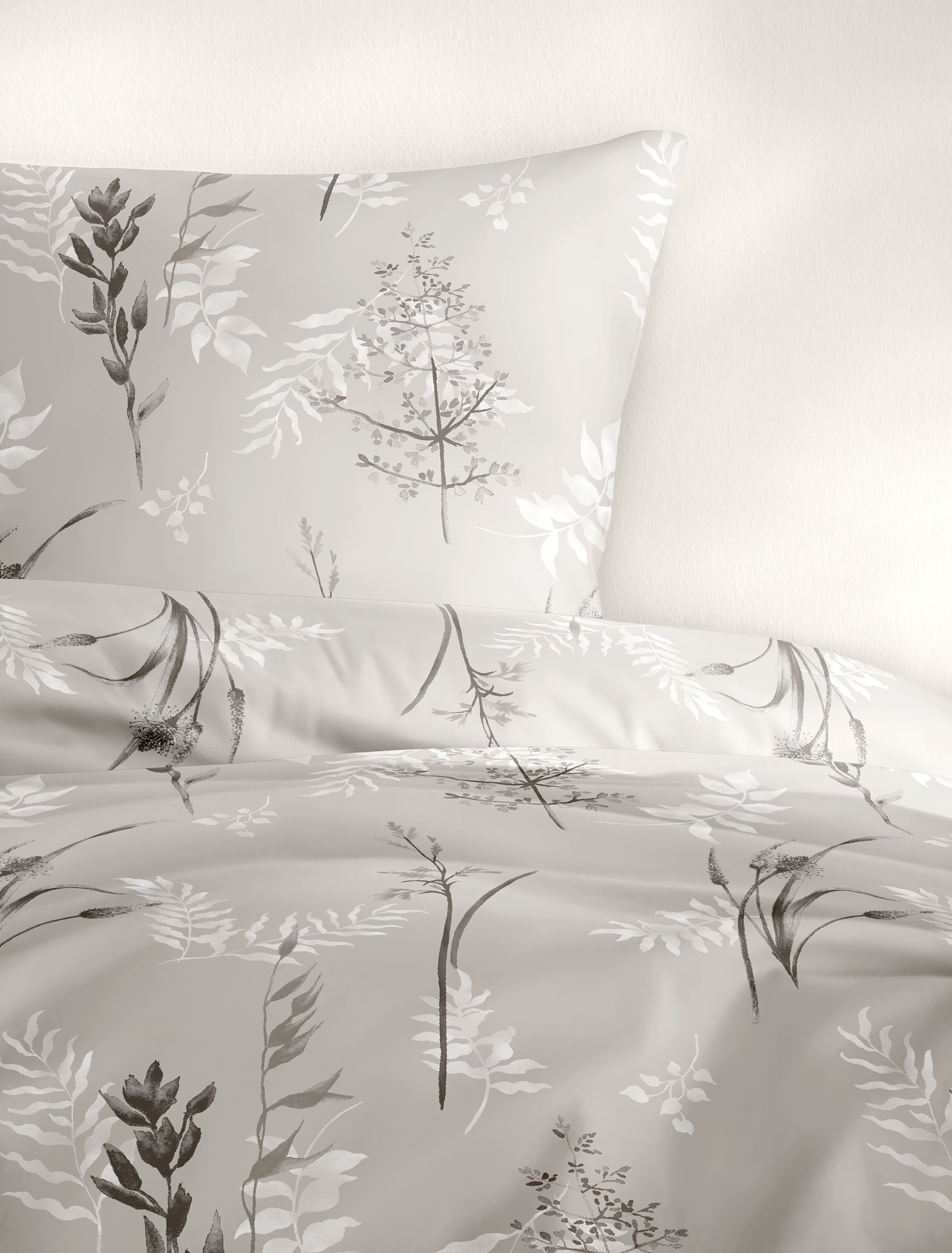BIERBAUM Linge de lit »Satin Bettwäsche 4200« 2 100 % coton, facile d'entretien, soyeux