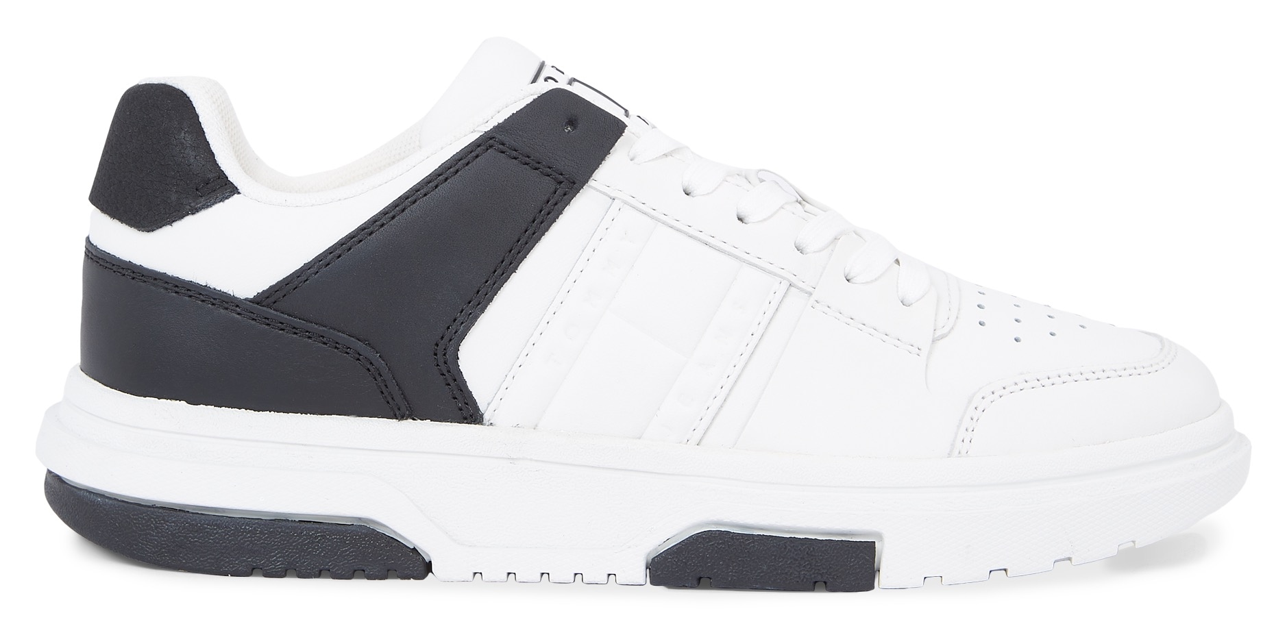 Tommy Jeans Plateausneaker »THE BROOKLYN LEATHER«, im lässigen Street-Look, Freizeitschuh, Halbschuh, Schnürschuh