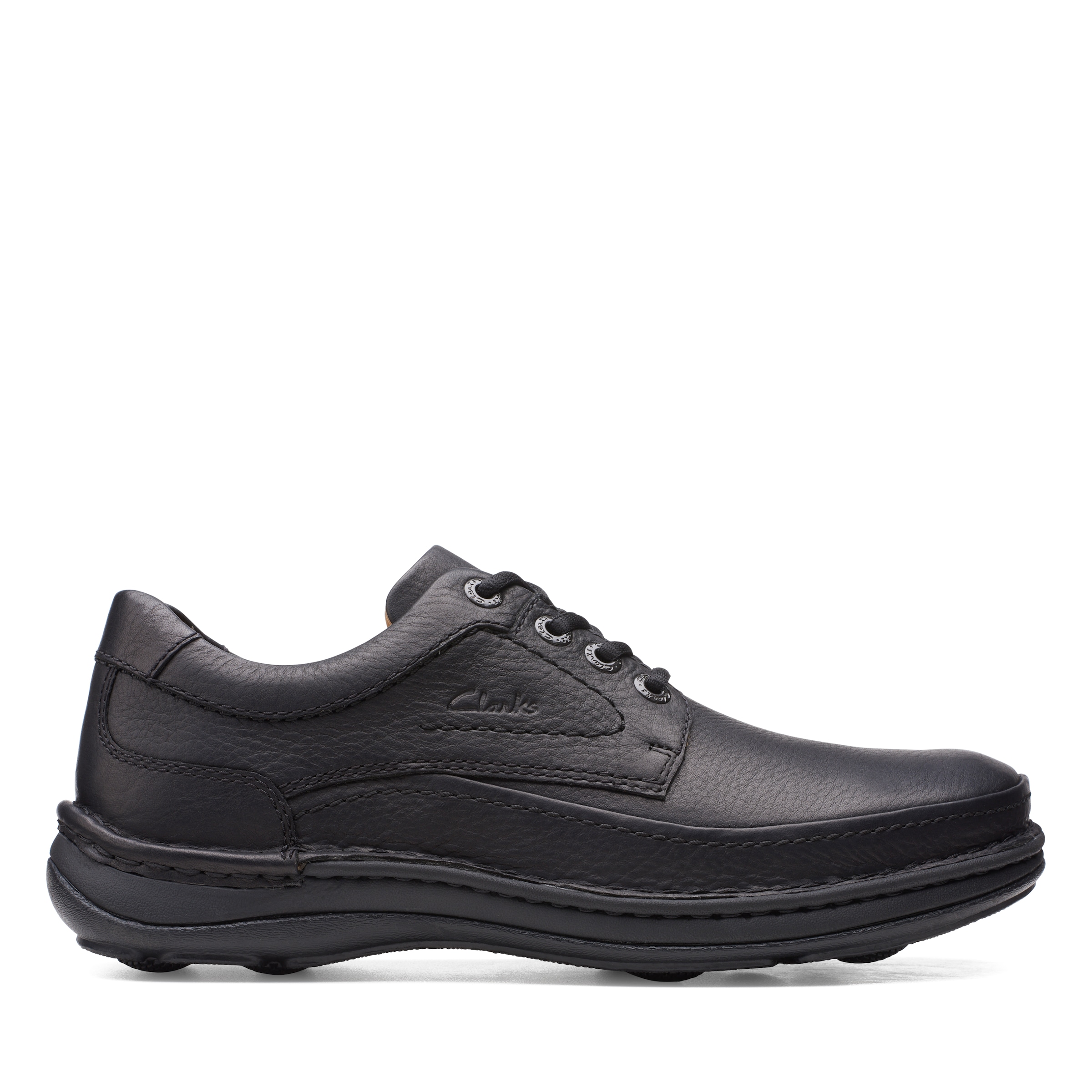 Clarks Schnürschuh »Nature Three«, Freizeitschuh, Halbschuh, Schnürschuh mit herausnehmbares Fussbett