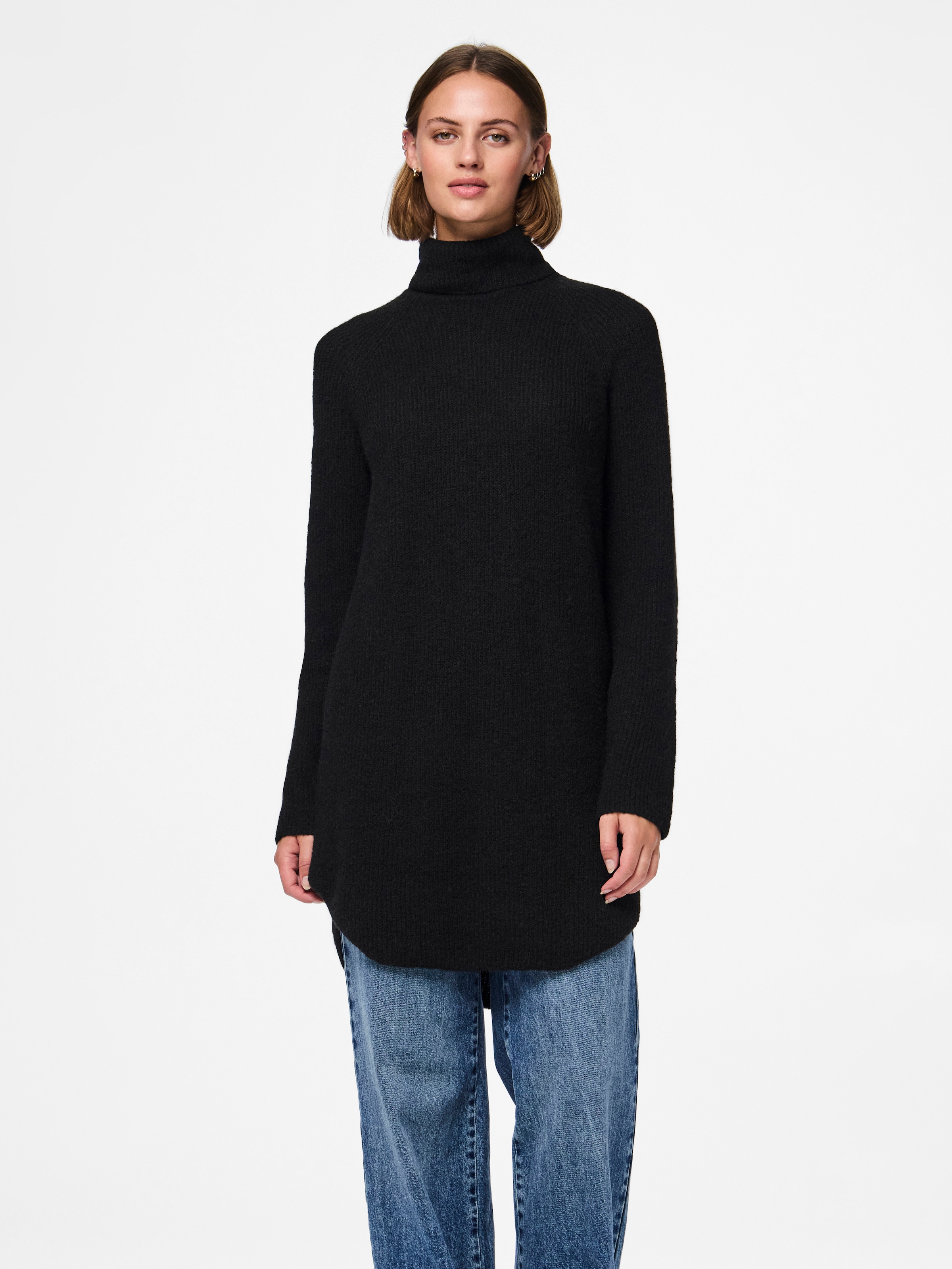 pieces Rollkragenpullover »PCELLEN LS LONG KNIT NOOS BC«