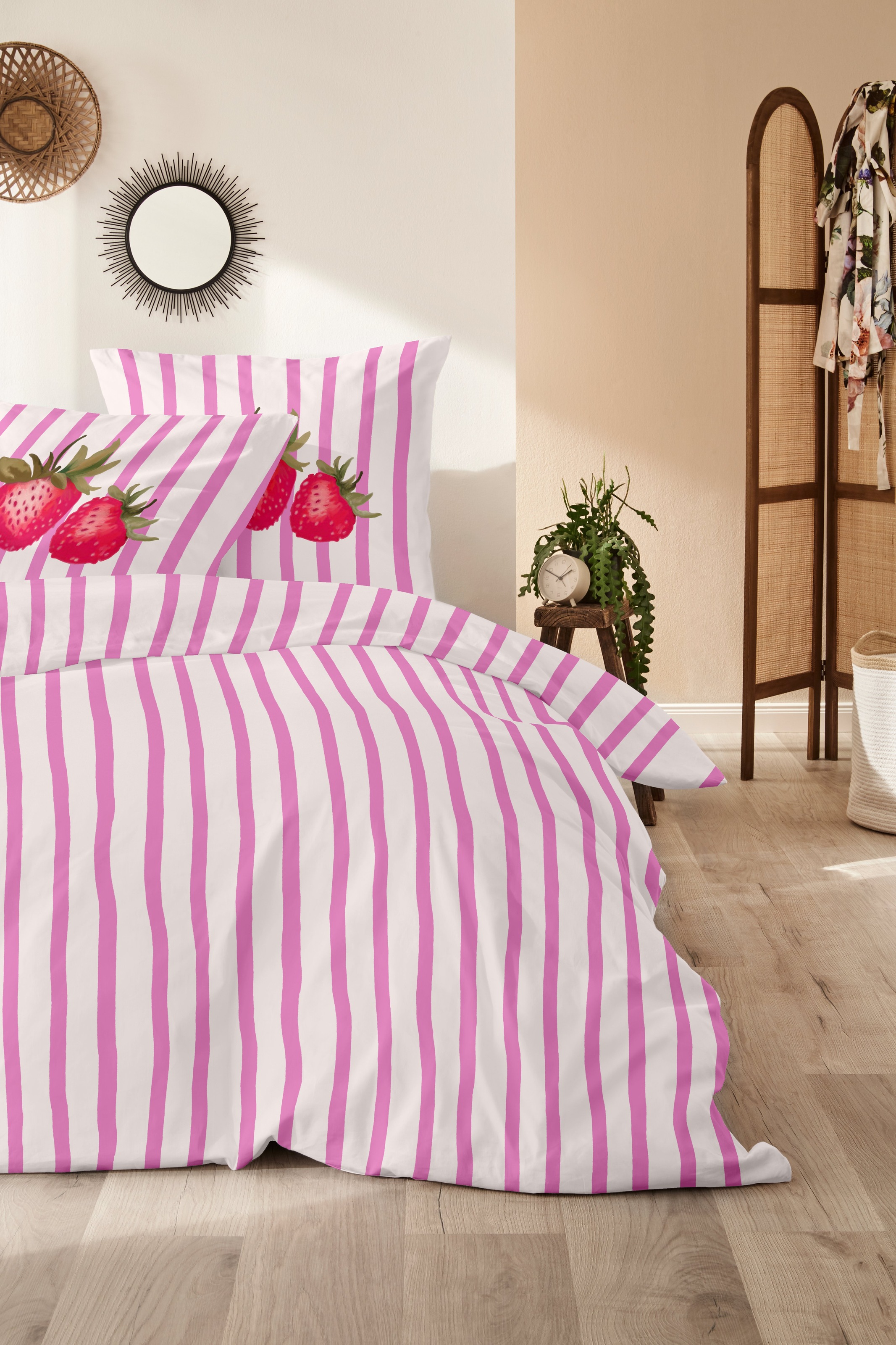 Primera Linge de lit »Renforce-Bettwäsche Lemon stripes« 2