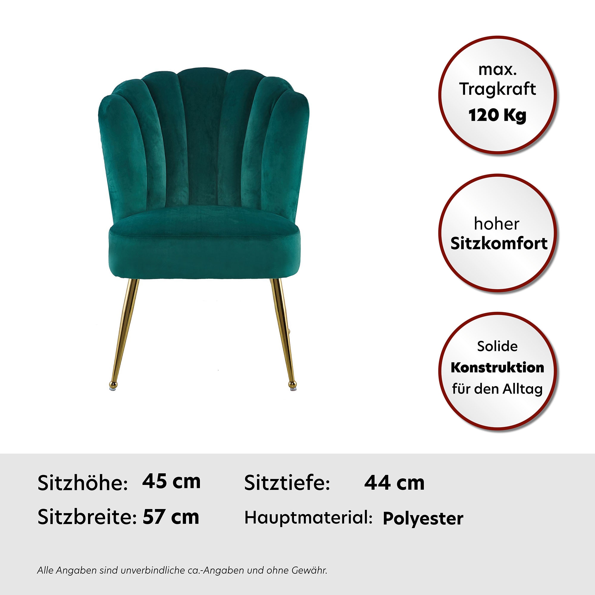 Kayoom Esszimmerstuhl »Stuhl Pippa, Rückenlehne im Retro-Stil, ausgefallene Rückenlehne«, 1 St., Stoffbezug, samtweicher Bezug, Eye-Catcher im Raum, ausgefallene Rückenlehne