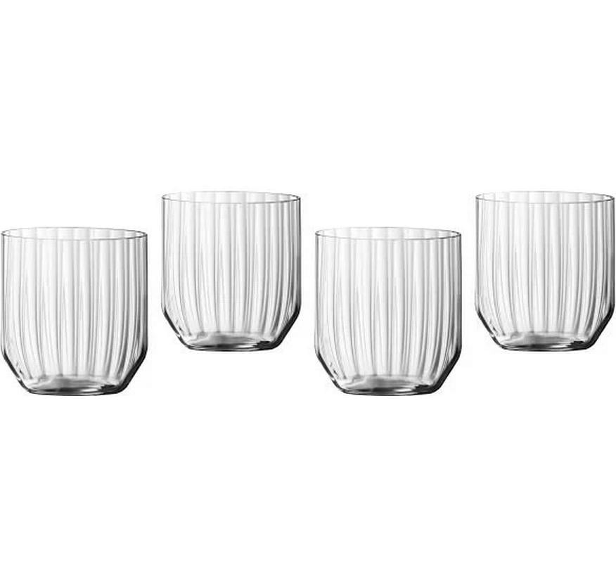 Image of Eulenspiegel Cocktailglas "Spiegelau Cocktailglas Linear 445 ml, 4 Stück, Transparent"