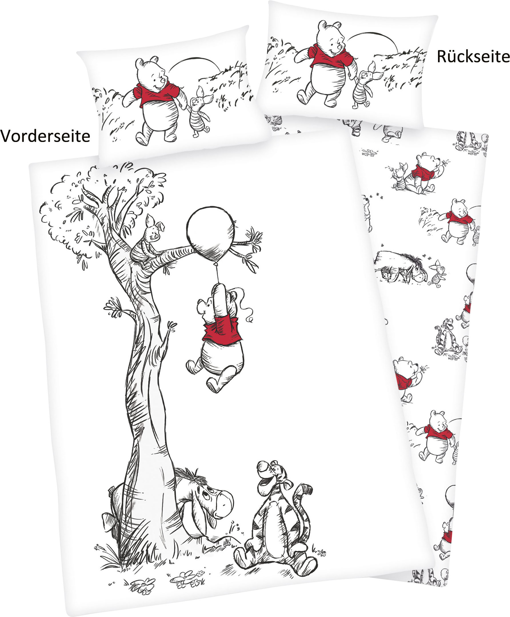Babybettwäsche »Disney´s Winnie Pooh«, mit liebevollem Motiv