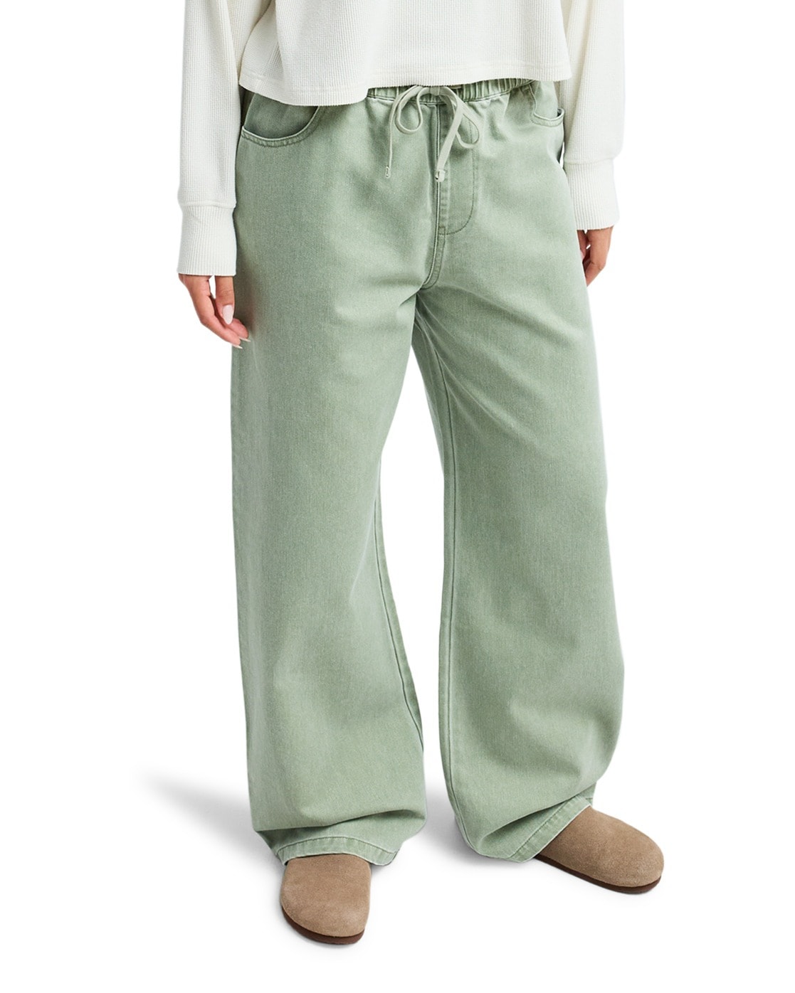 Image of Roxy Loose-fit-Jeans "Saltwater Color Mid"