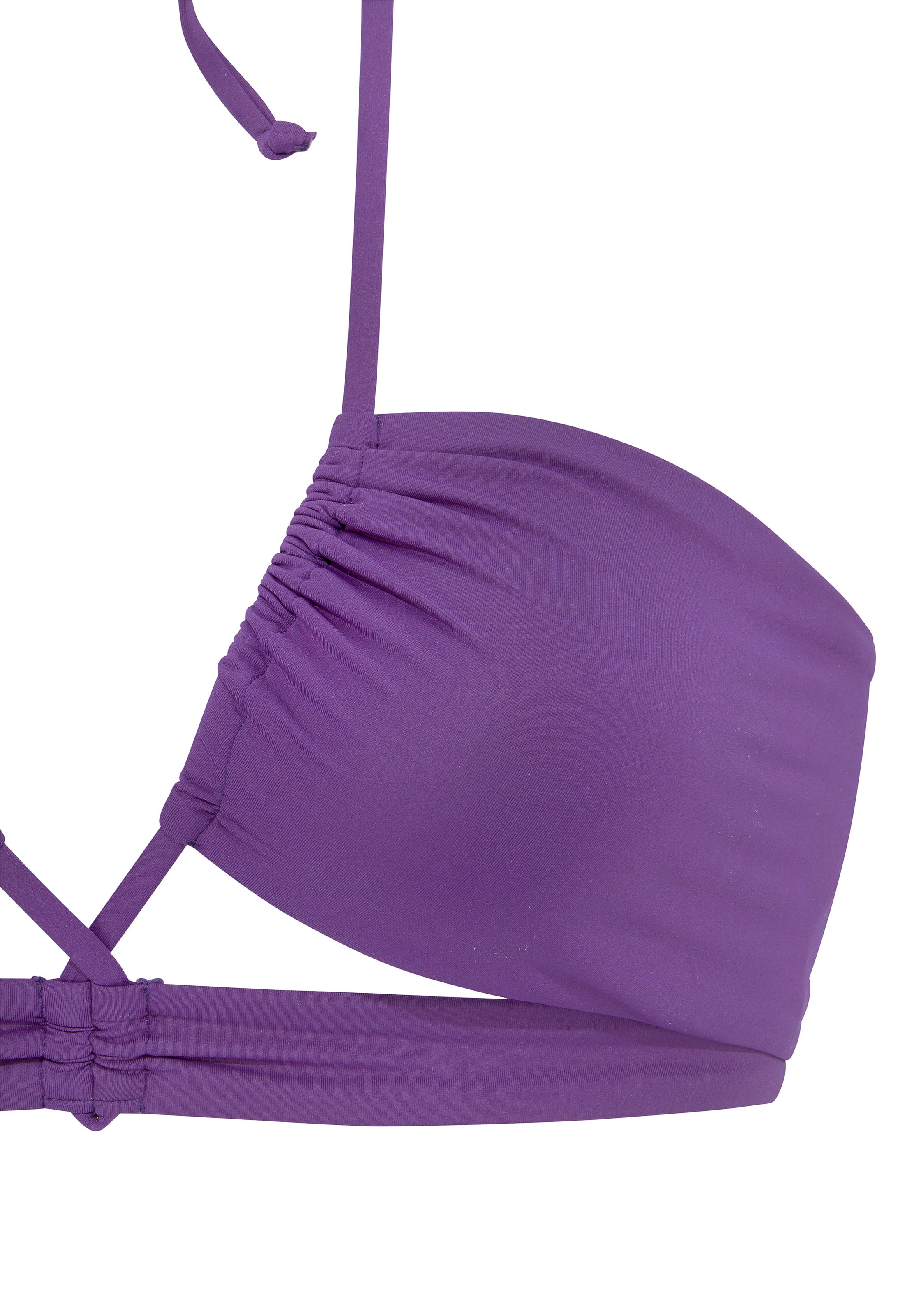 s.Oliver Bandeau-Bikini-Top »Joy«, mit modischen Cut-Outs