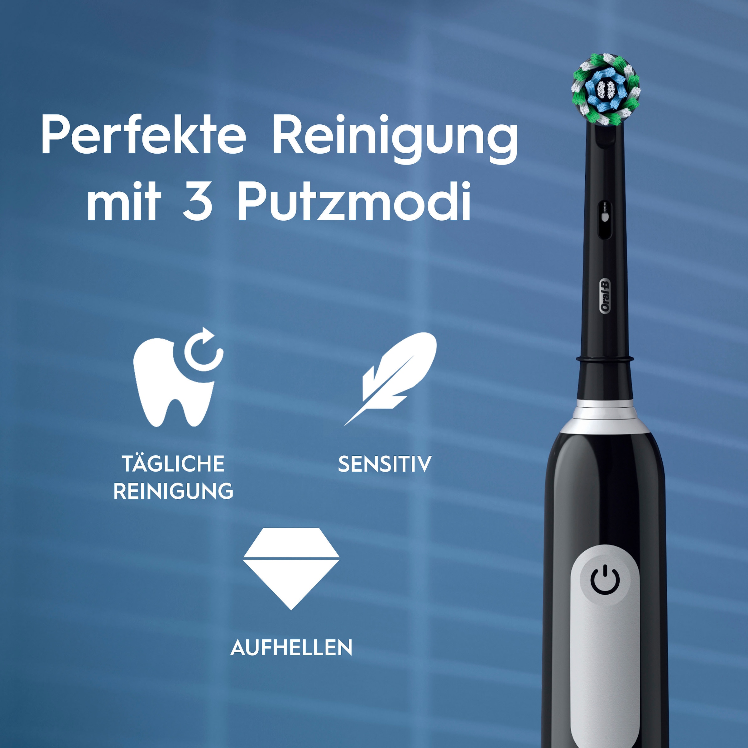 Oral-B »PRO Series 1 Doppelpack« 2 cuis Aufsteckbürsten capteur de pression