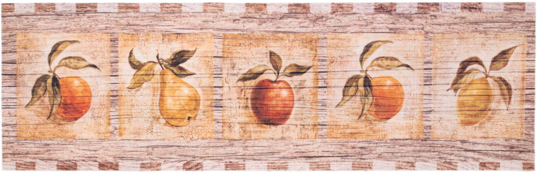 Image of Primaflor-Ideen in Textil Küchenläufer »COTTAGE FRUIT«, rechteckig, 5 mm Höhe, Motiv Obst, rutschhemmend, waschbar, Küche bei Ackermann Versand Schweiz