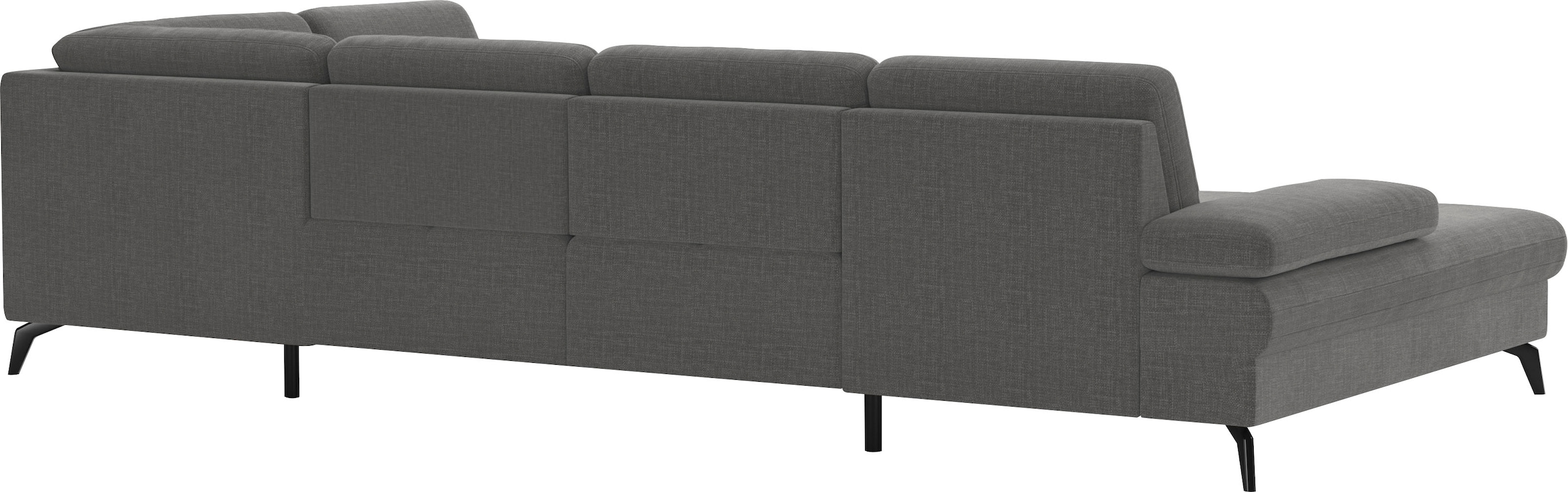 sit&more Wohnlandschaft »Morris U-Form, inkl. Sitztiefenverstellung«, wahlweise mit Armteilverstellung, Bettfunktion & Bettkasten