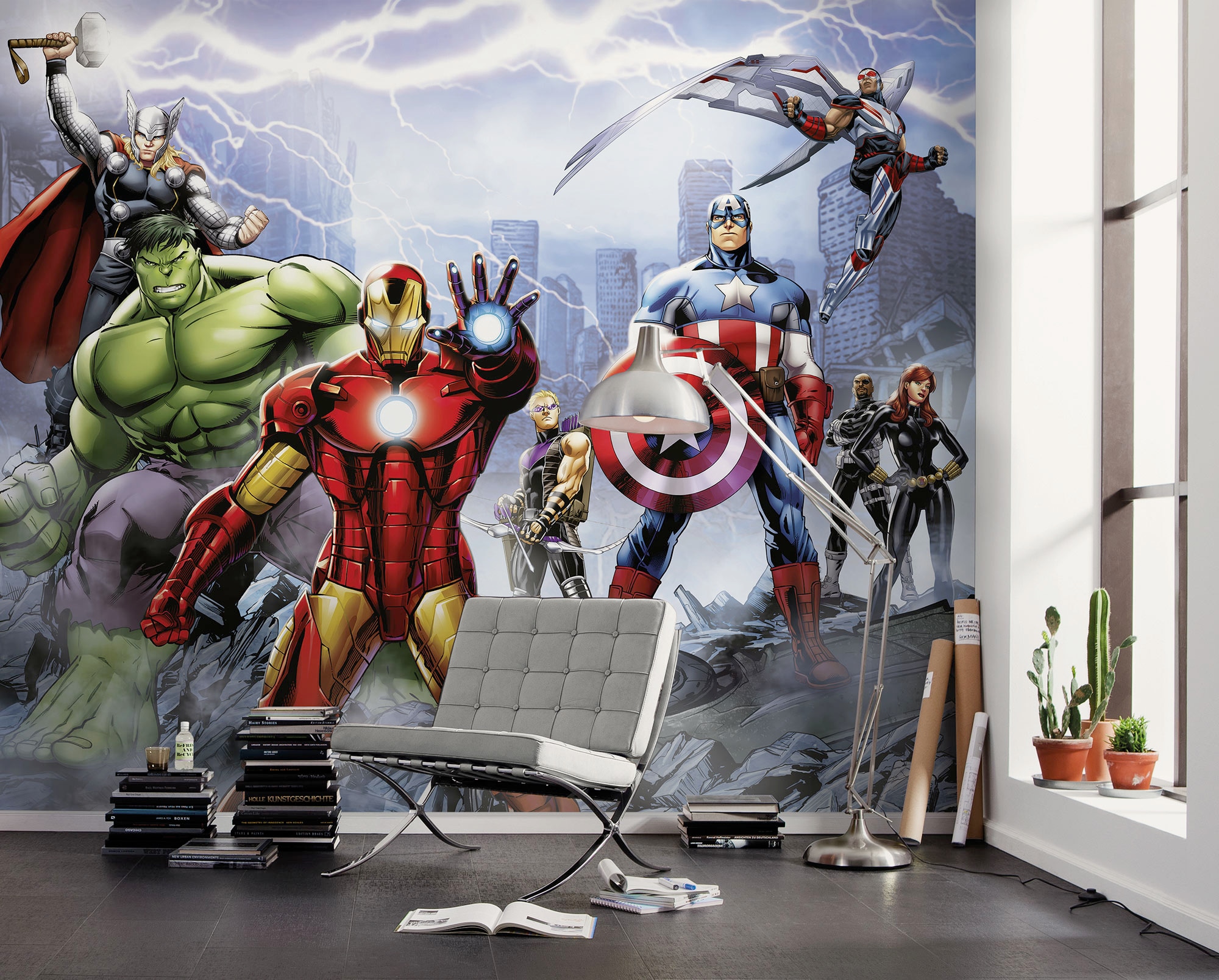 Image of Komar Kindertapete "Marvel Avengers Ultimate Warriors" bedruckt glatt