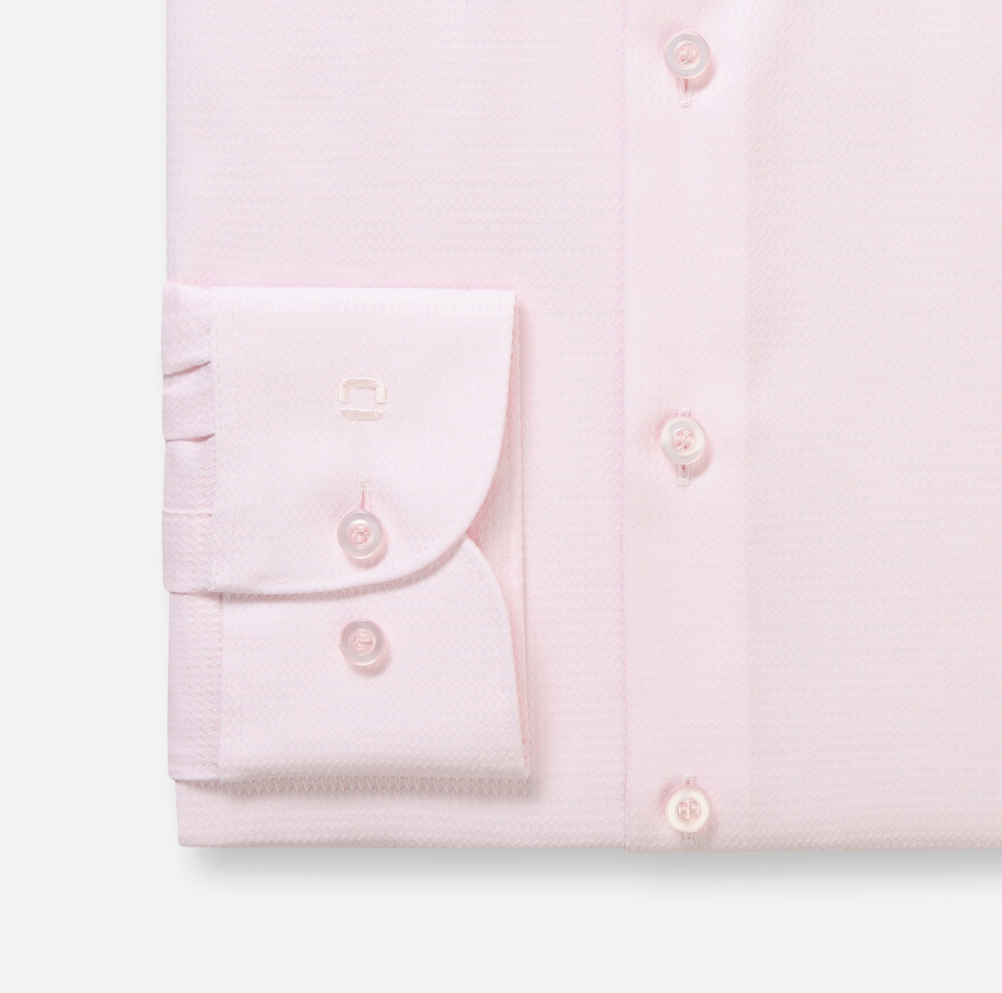 OLYMP Chemise à manches longues »Level Five« Under-Button-down-Kragen, Businesshemd, body fit, fein strukturiert