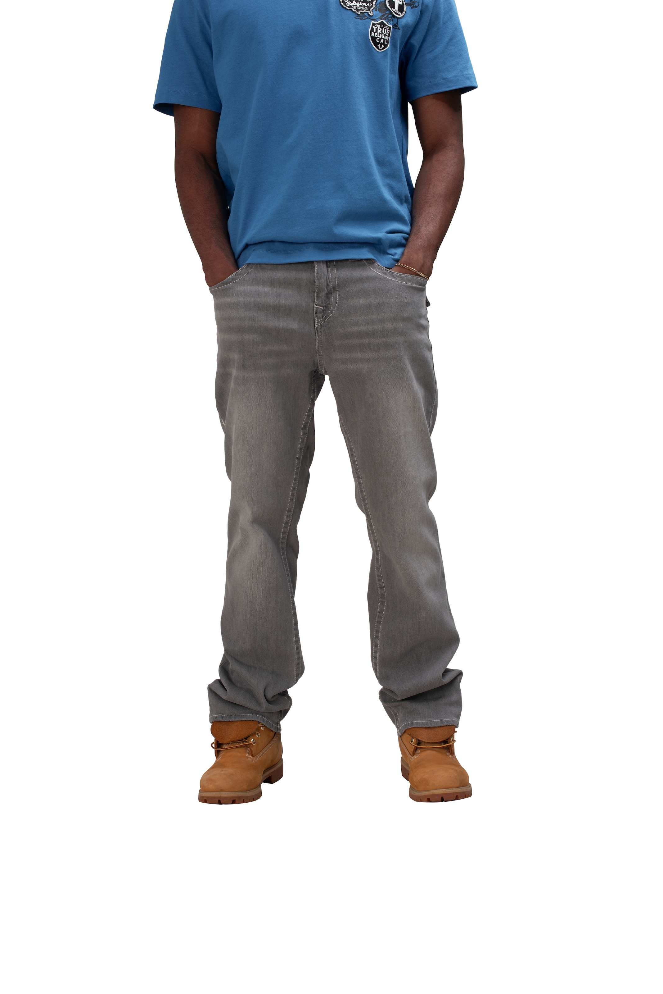 Image of True Religion Straight-Jeans "RICKY SN FLAP" Baumwollmischung, straight fit