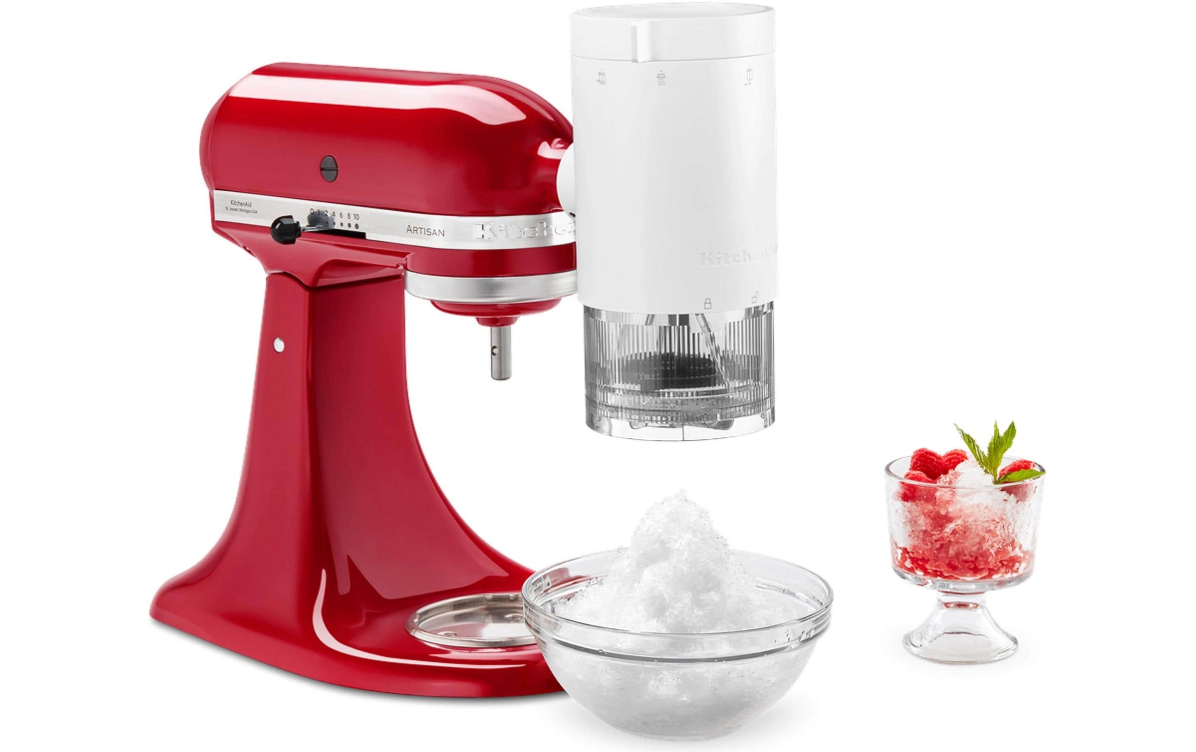 KitchenAid Eisbereiteraufsatz »Shave-Ice Aufsatz 5KSMSIA« Vielseitiger Shave-Ice-Vorsatz mit 2 Klingen