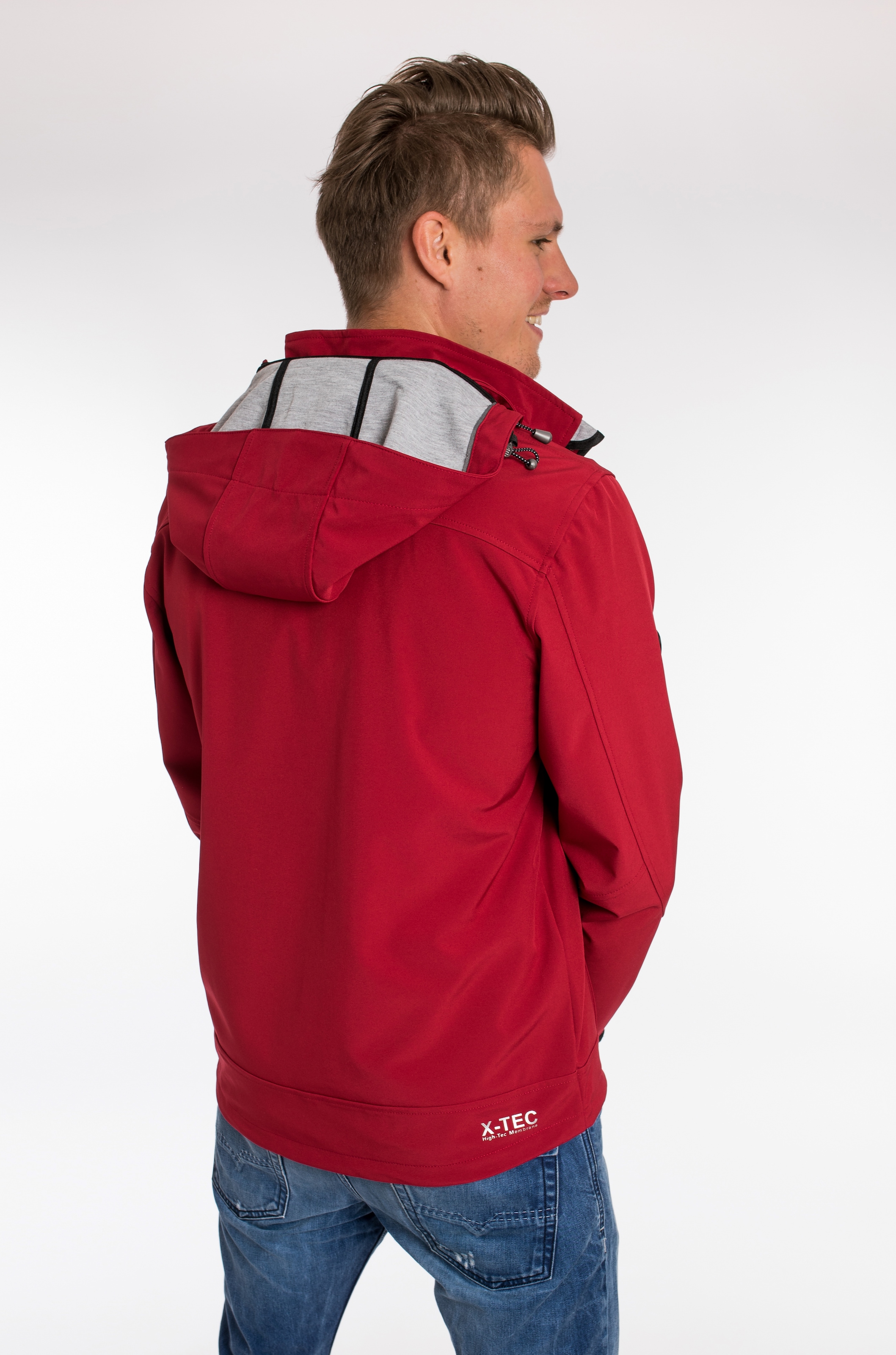 DEPROC Active Veste softshell »DEXTER PEAK MEN« mit abnehmbarer Kapuze