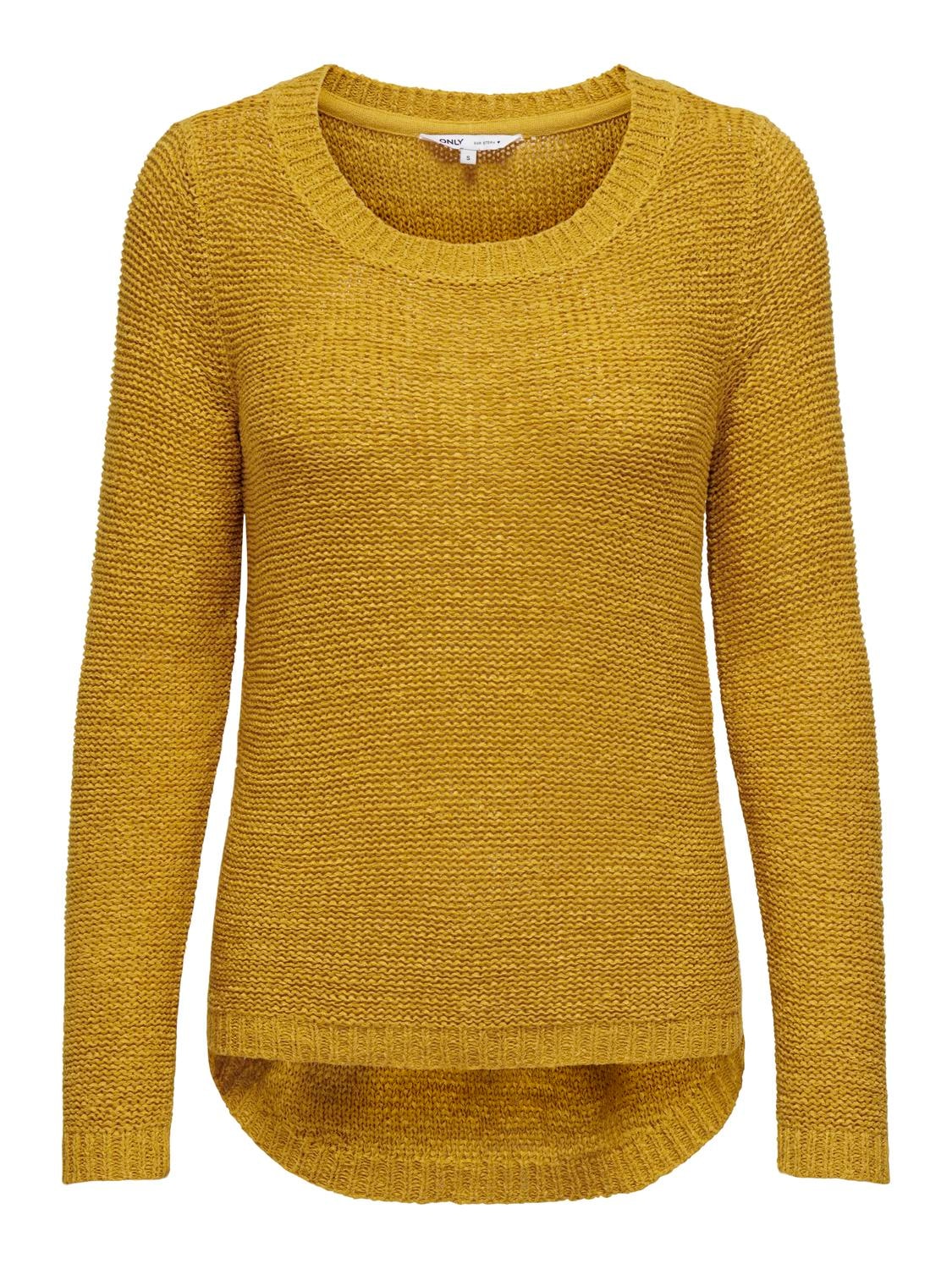 ONLY Strickpullover »ONLGEENA XO L/S PULLOVER KNT NOOS«, mit Rundhalsausschnitt