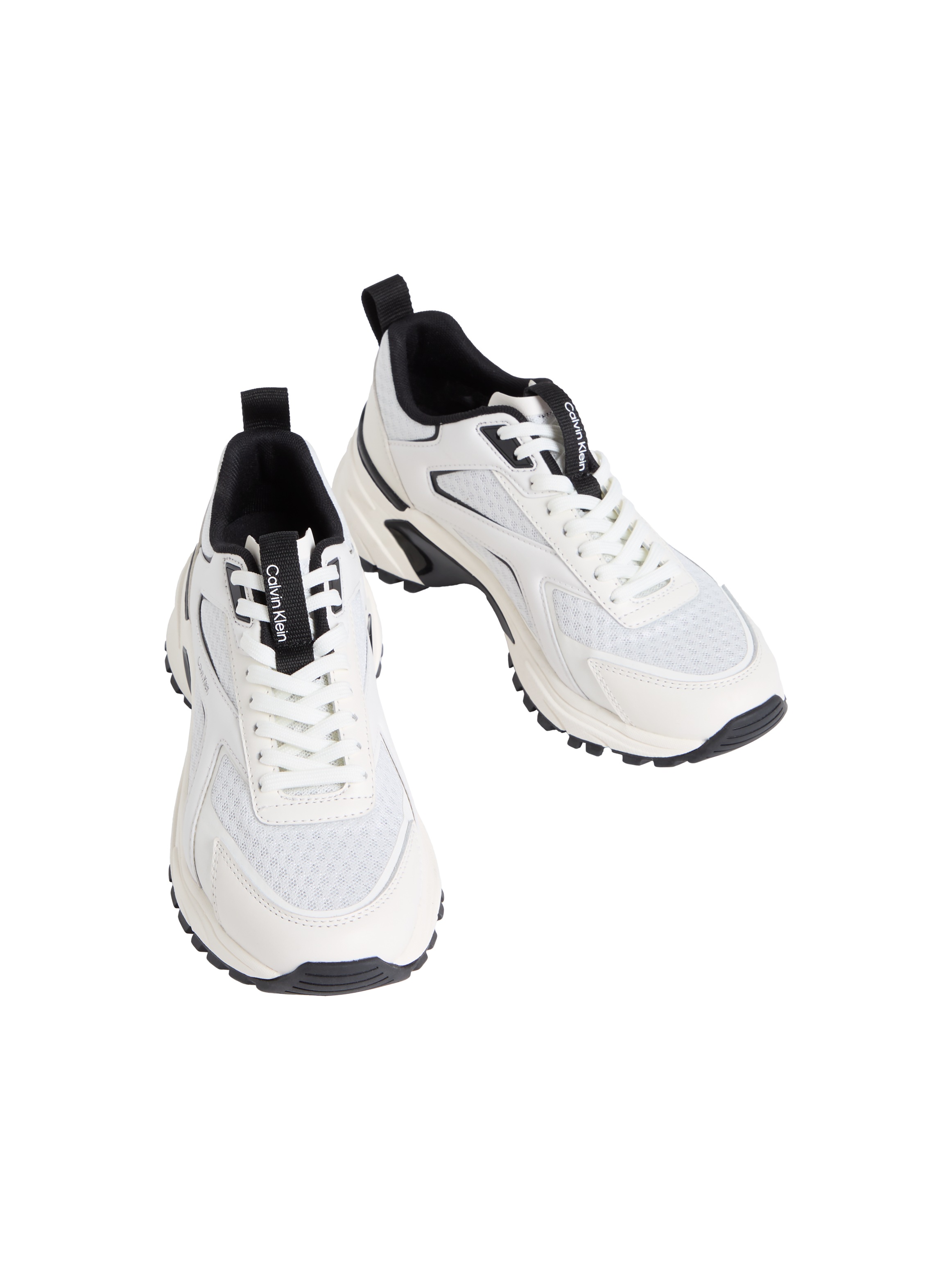 Image of Calvin Klein Plateausneaker "HIKE RUN CKSTRIPE MESH" Schnürschuh, Halbschuh, Freizeitsneaker mit Logo-Schriftzug