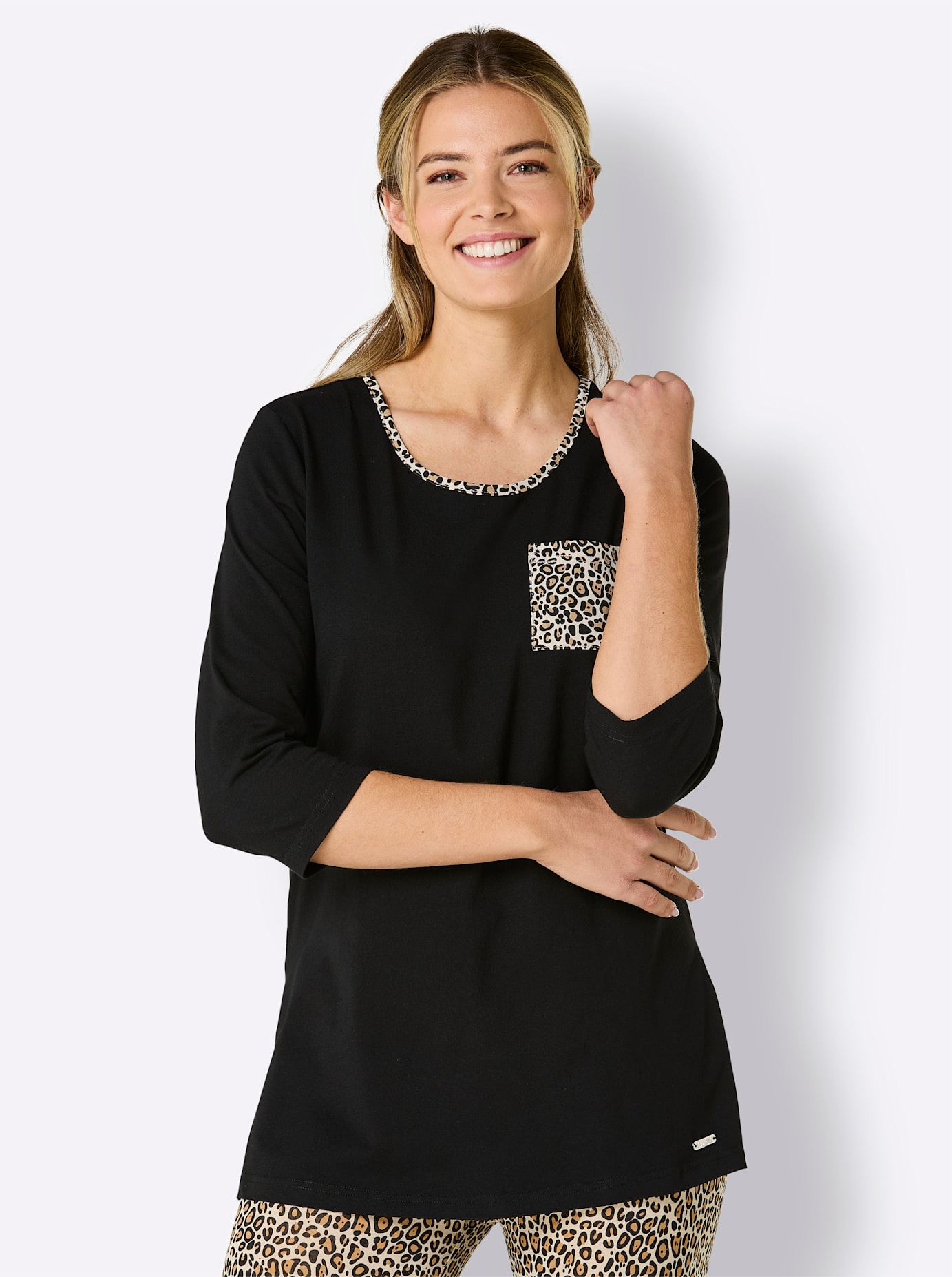 Image of feel good Rundhalsshirt "Longshirt" 1 Stk.