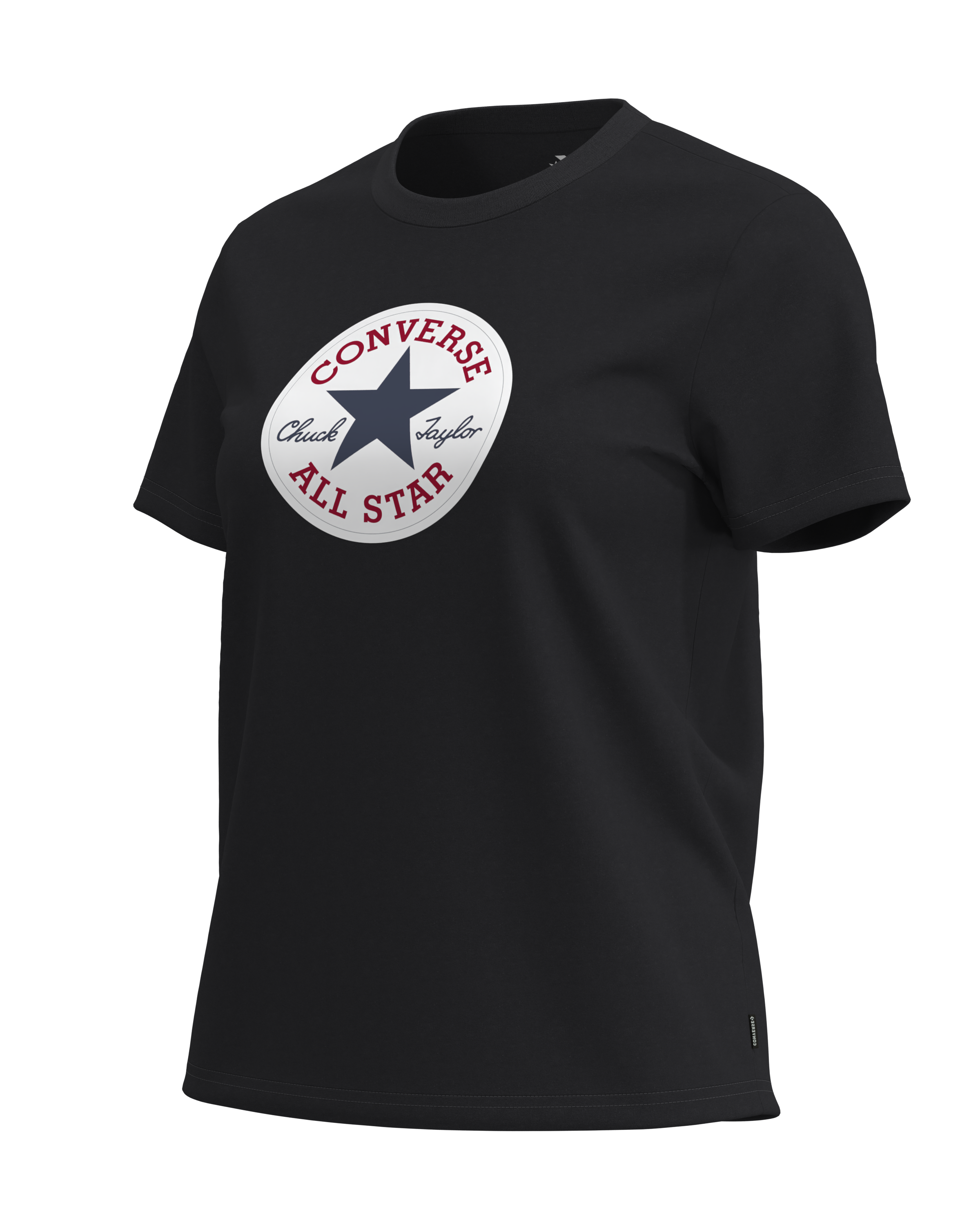Converse T-Shirt »CHUCK PATCH TEE« Kurzarm, aus Baumwolle, in den Grössen XS bis XXL