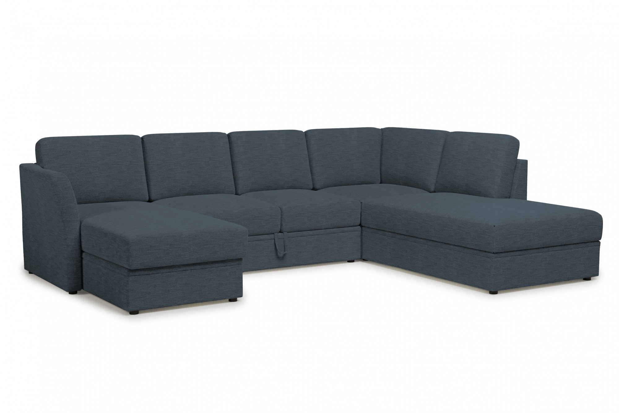 Home affaire Wohnlandschaft »Lavars Schlafsofa«, mit Bettfunktion und Stauraum, in zwei verschiedenen Bezugsqualitäten