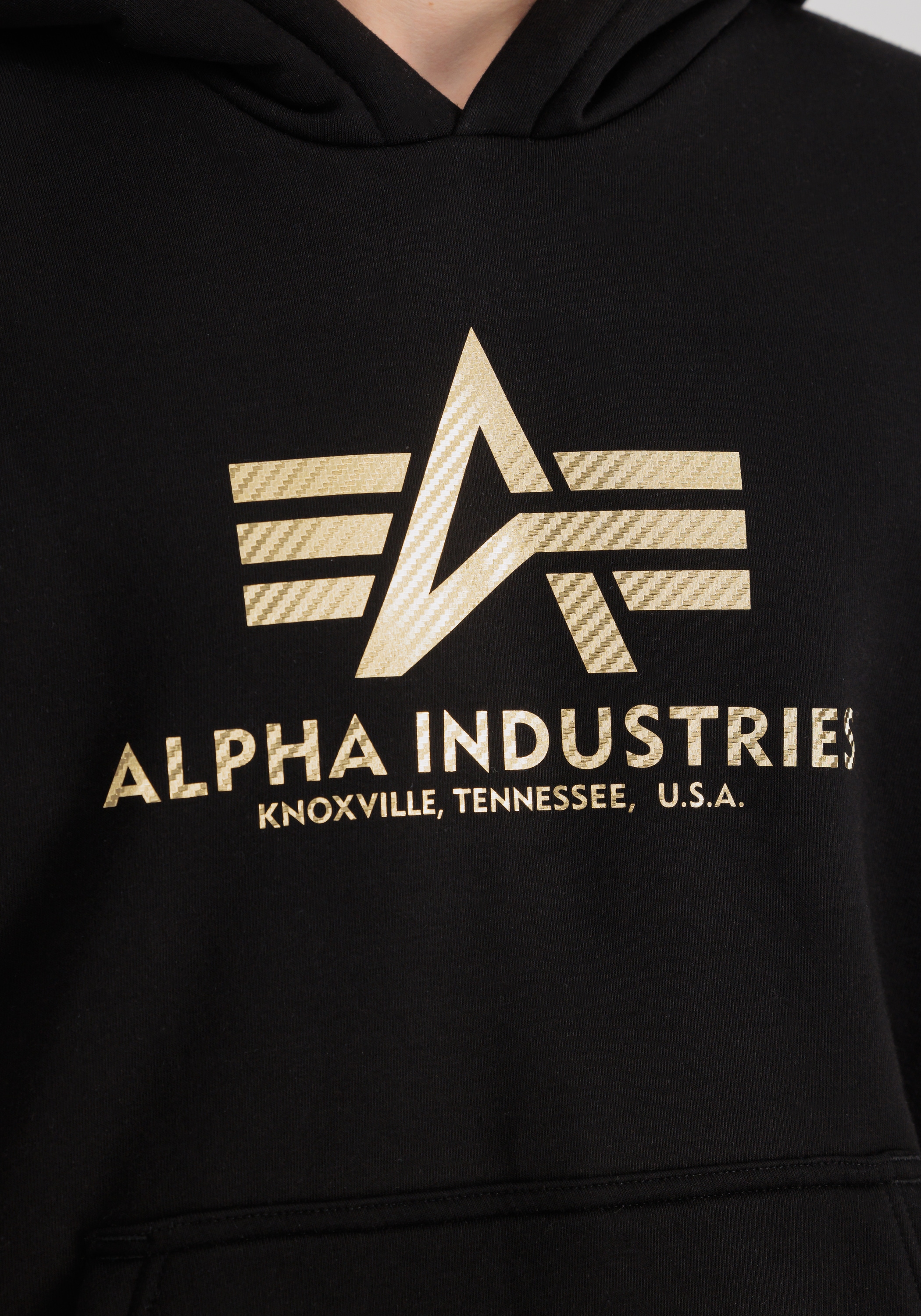 Alpha Industries Hoodie »Alpha Industries Men - Hoodies Basic Hoodie Carbon«