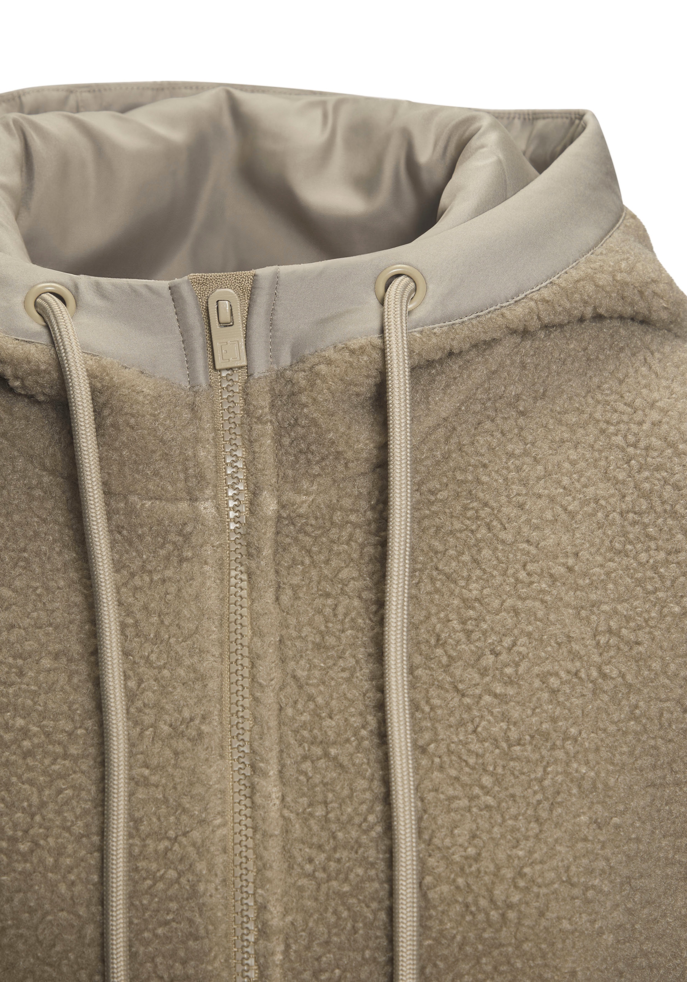 Elbsand Fleecejacke, mit Kapuze, mit Kapuze