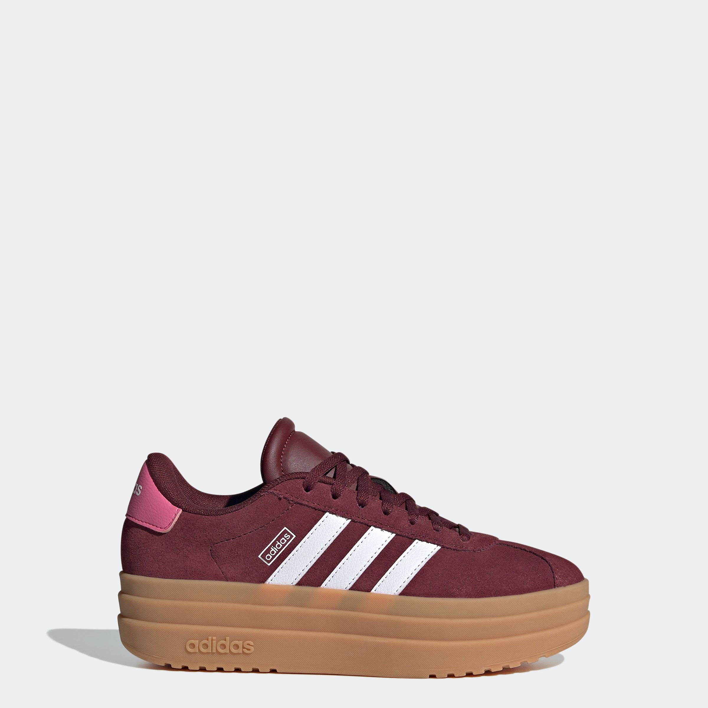 adidas Sportswear Plateausneaker »VL COURT BOLD LIFESTYLE KIDS«, Design auf den Spuren des adidas Gazelle Bold