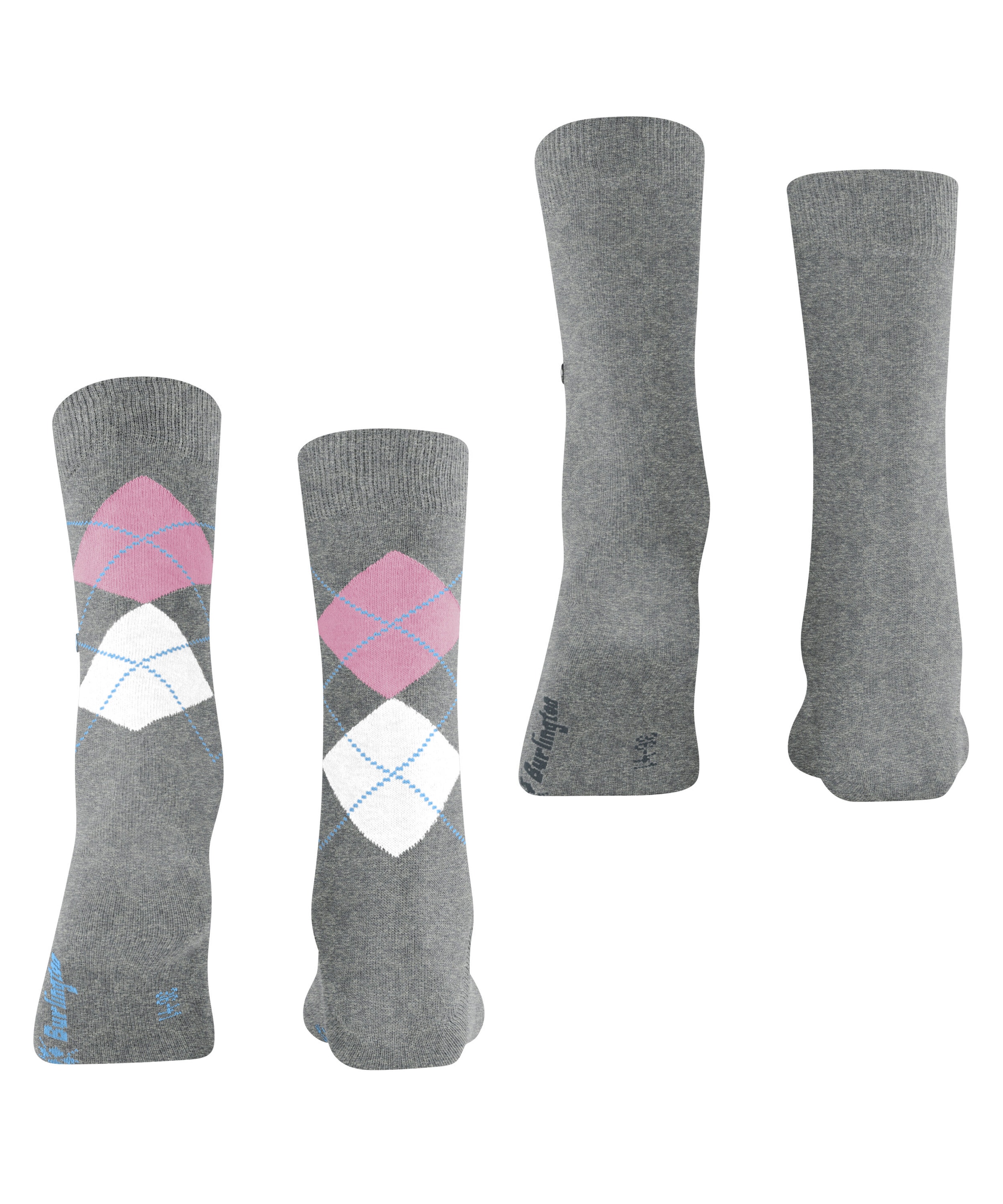 Burlington Socken »Everyday Mix«, (2 Paar, 2er Pack), aus weicher gekämmter Baumwolle atmungsaktiv