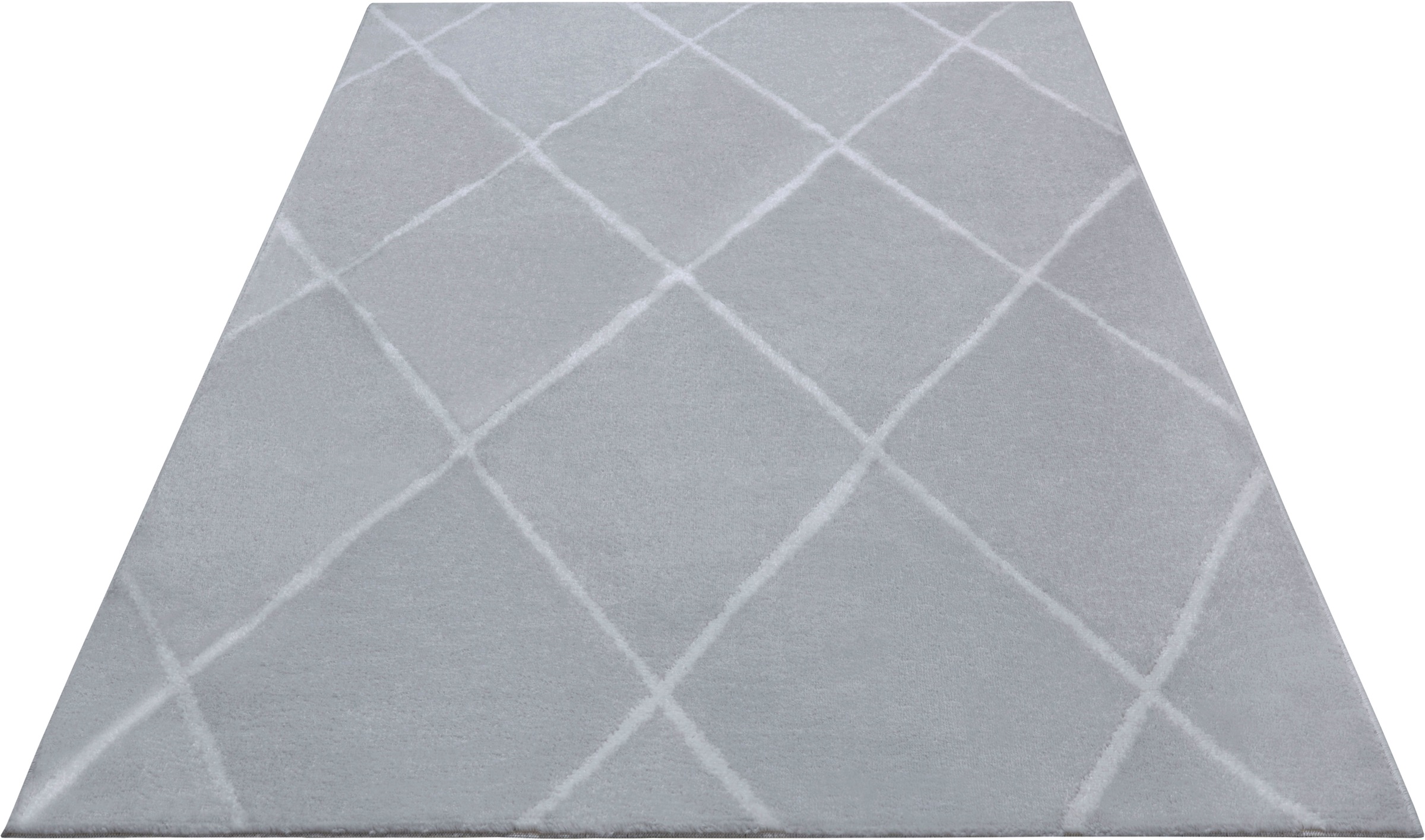 Image of Home affaire Frisé-Teppich »Dalio«, rechteckig, 13 mm Höhe, Kurzflor, Geometrisches Rauten Design, Scandi Look, Wohnzimmer, Schlafzimmer, Arbeitszimmer, Robust, Pflegeleicht bei Ackermann Versand Schweiz