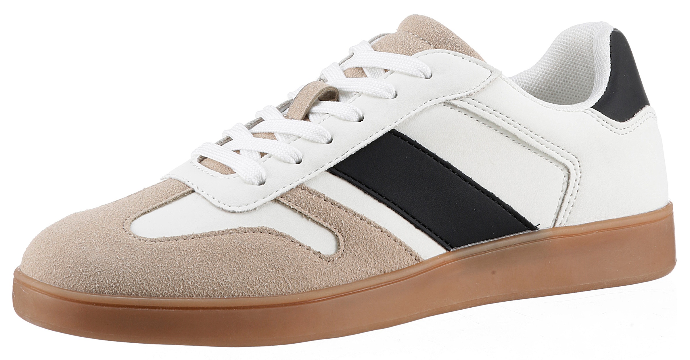 Image of Aniston SHOES Sneaker Freizeitschuh, Halbschuh, Schnürschuh im Retro-Look