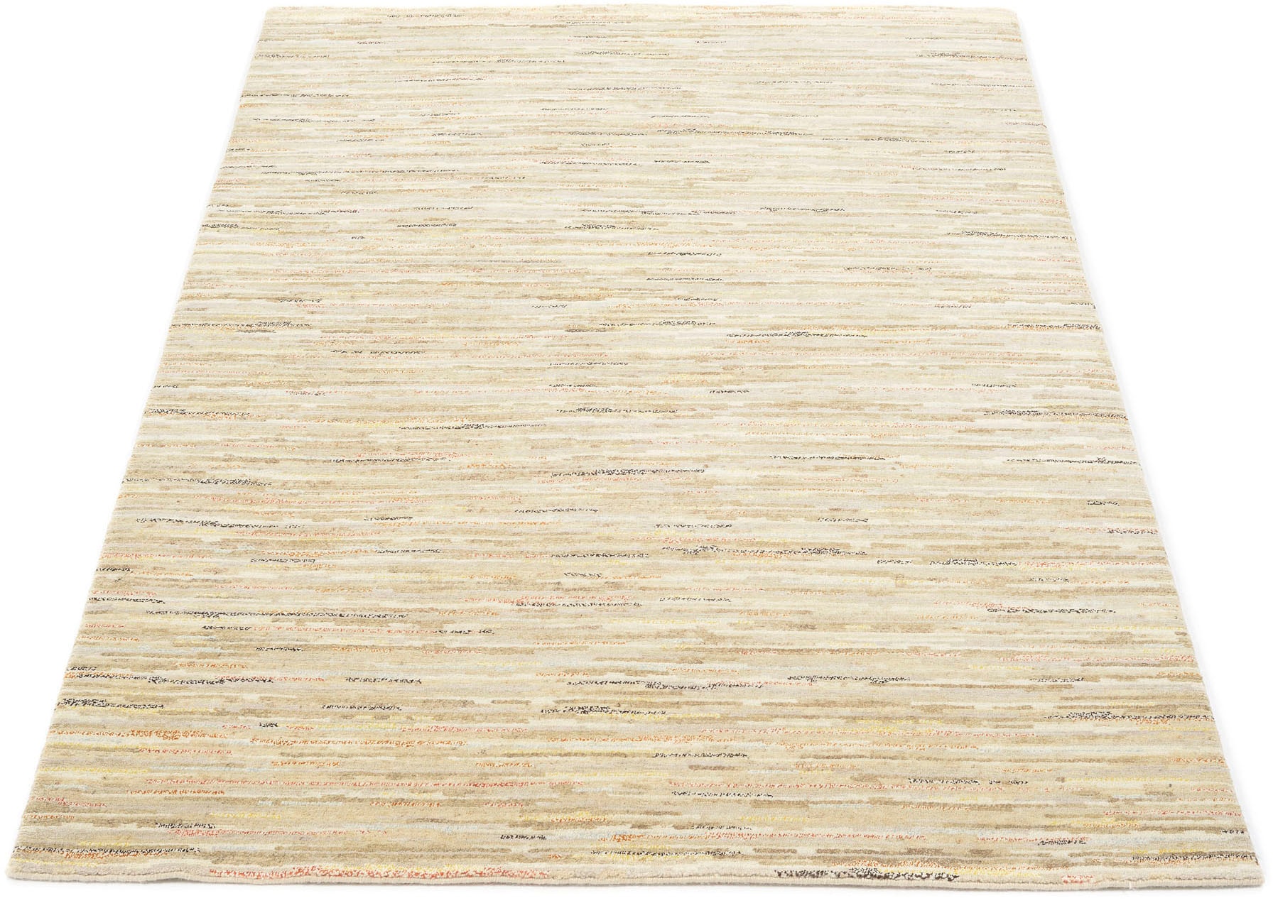 Image of OCI DIE TEPPICHMARKE Orientteppich "HIMALI LINEA" rechteckig 5 mm Höhe reine Wolle, handgeknüpft, mit Fransen, Wohnzimmer